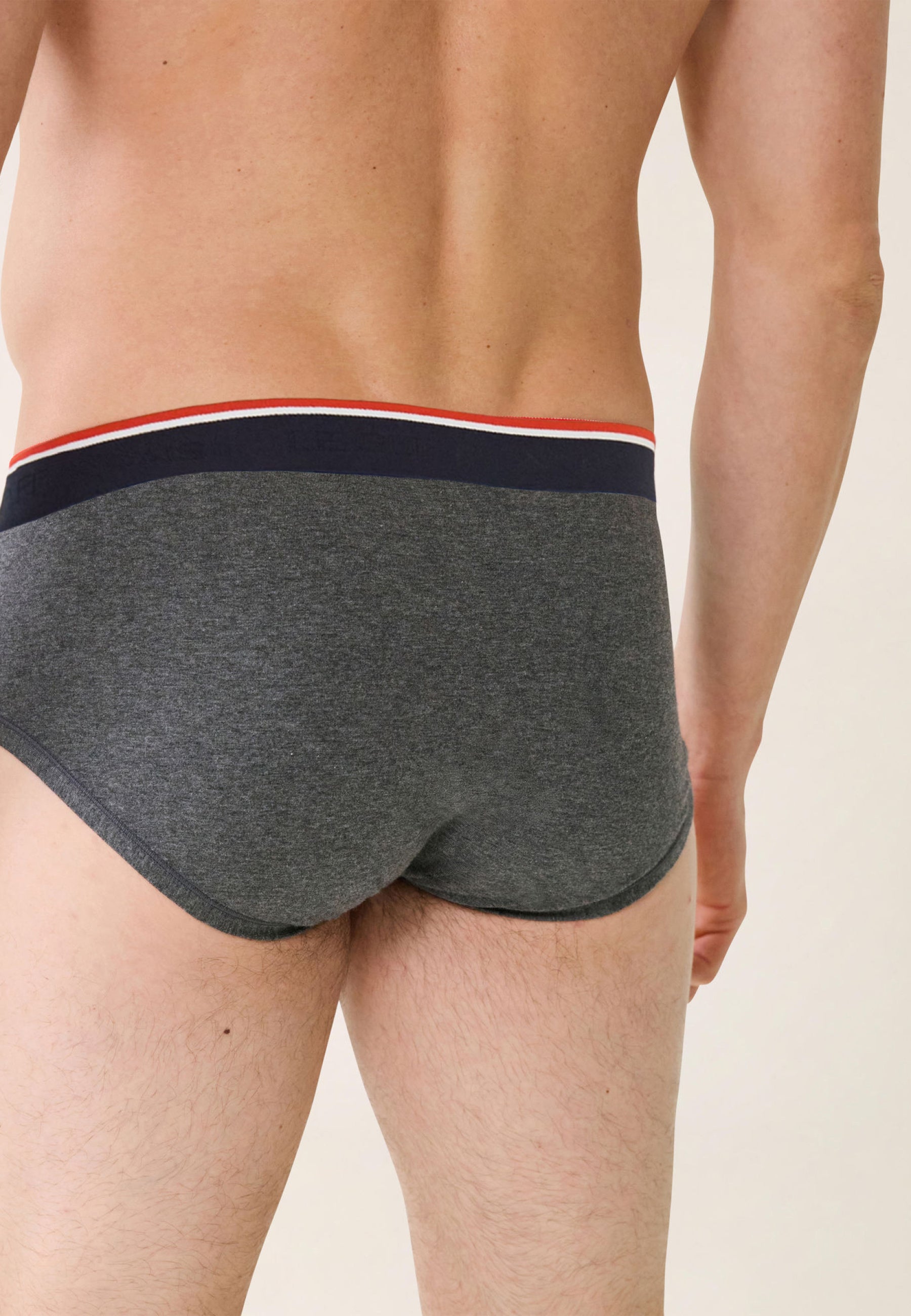 Slip gris en coton - Terrible Gris