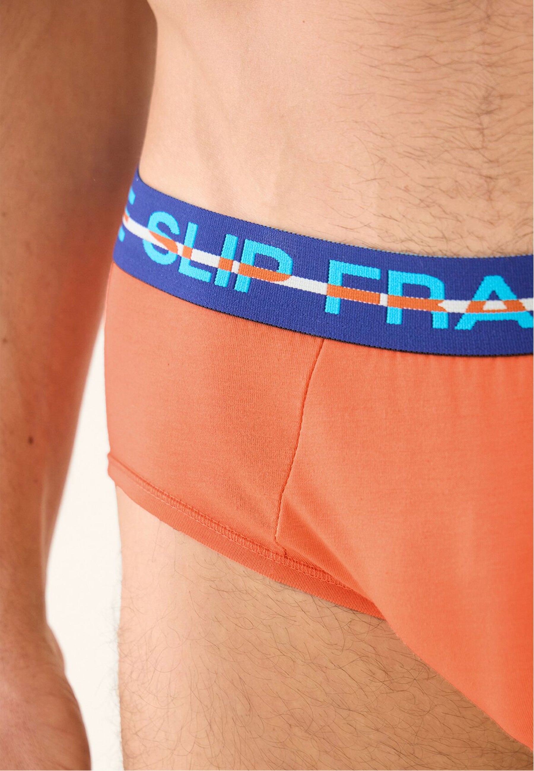 Slip orange en coton - Intrépide Orange Corail