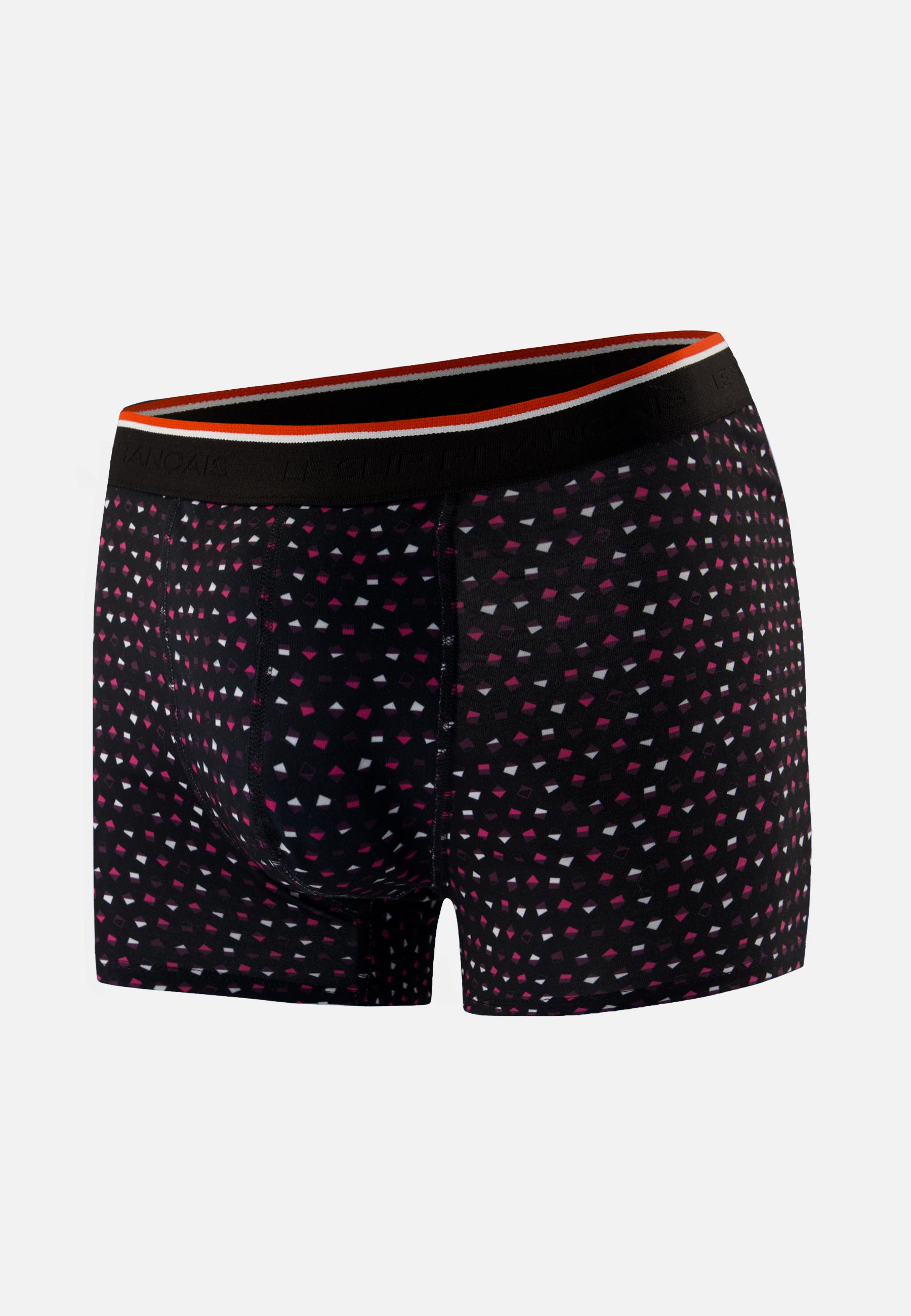 Black geometric print boxer shorts - Marius Petits Carres Noir