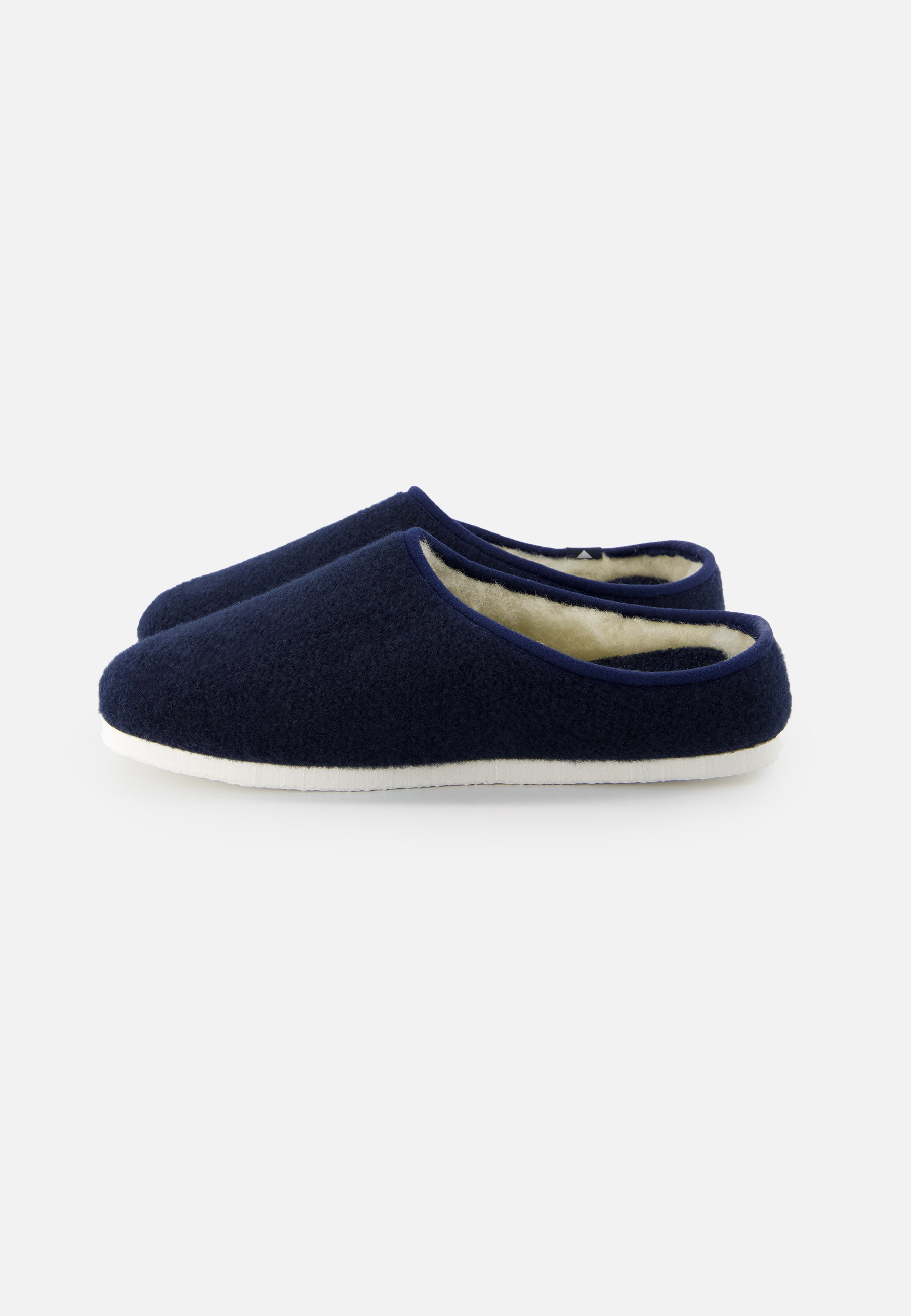 Navy blue indoor slippers - Claudio Marine