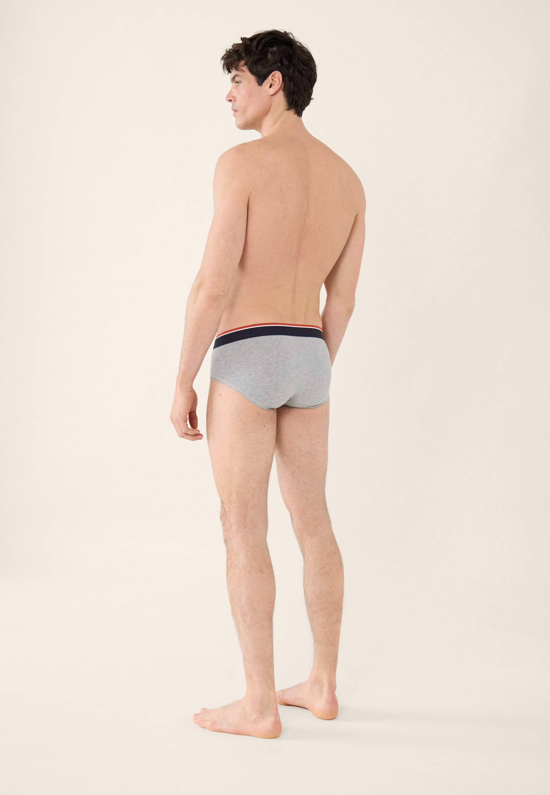 Slip gris en coton avec cocarde - Terrible Gris Chine