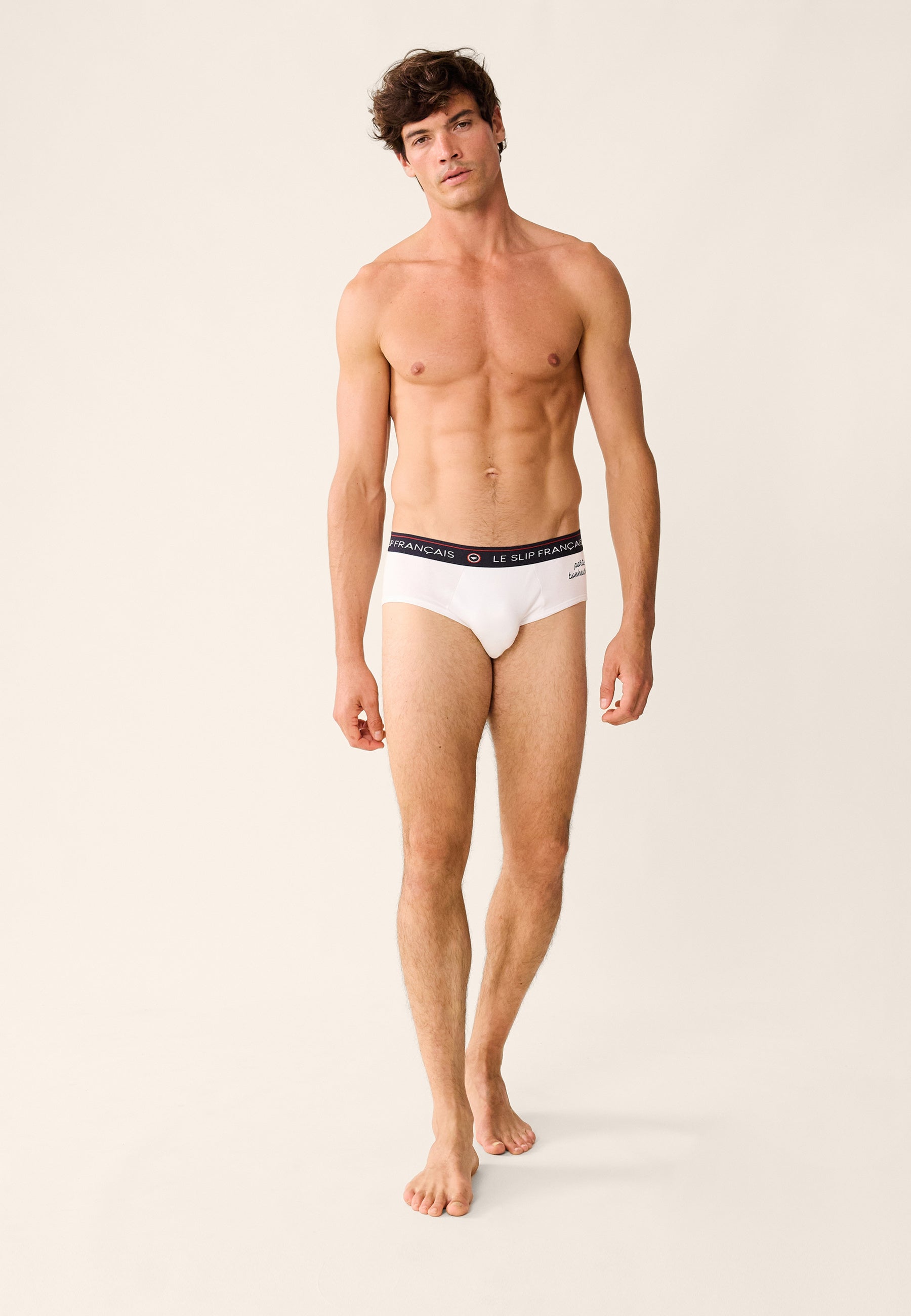 Slip en coton - Intrepide Blanc Porte Bonheur