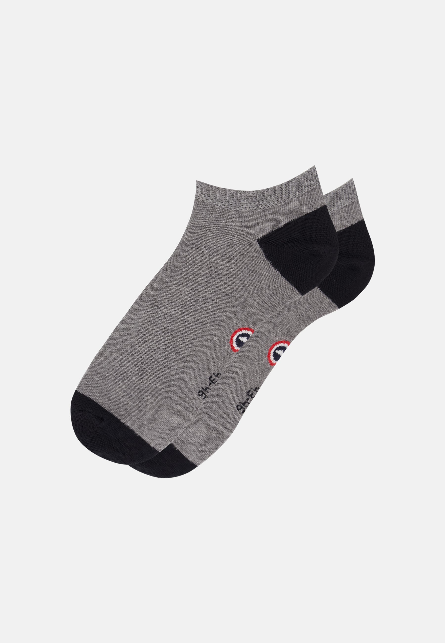 Chaussettes basses gris et noires - Tonnerre Gris Anthracite Noir