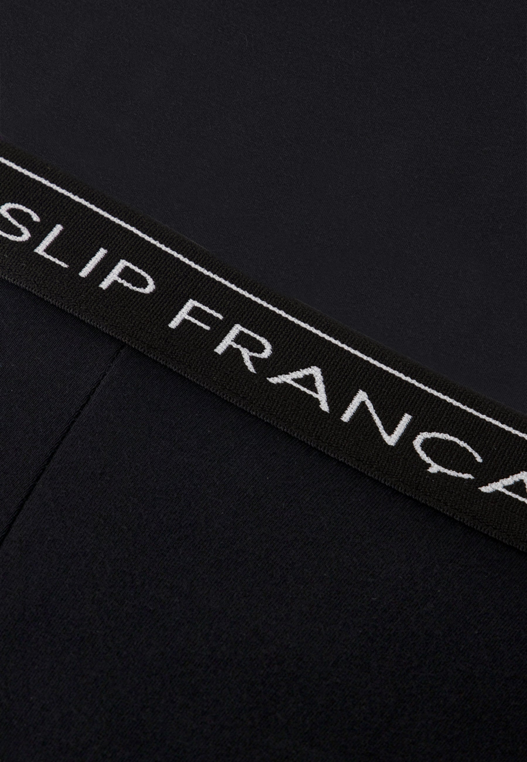 Boxer long noir en coton - Redoutable Long Noir