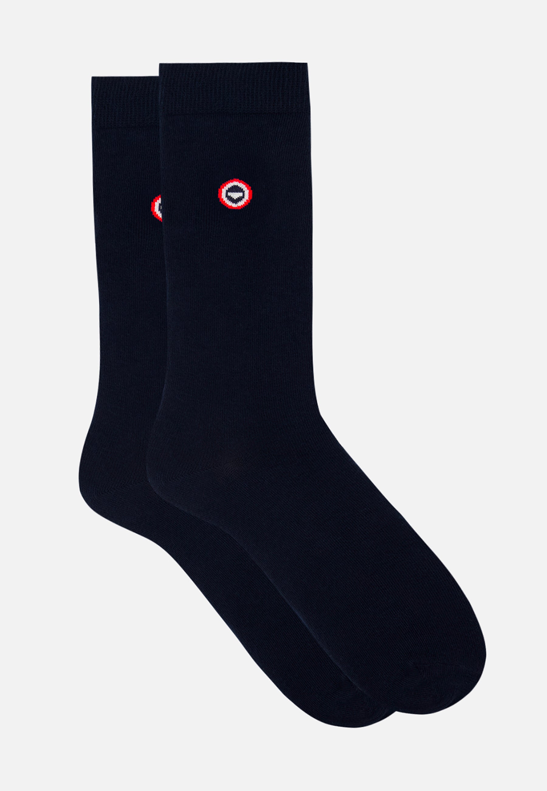 Pack of 2 mid-calf socks - Navy Blue Striped Socks