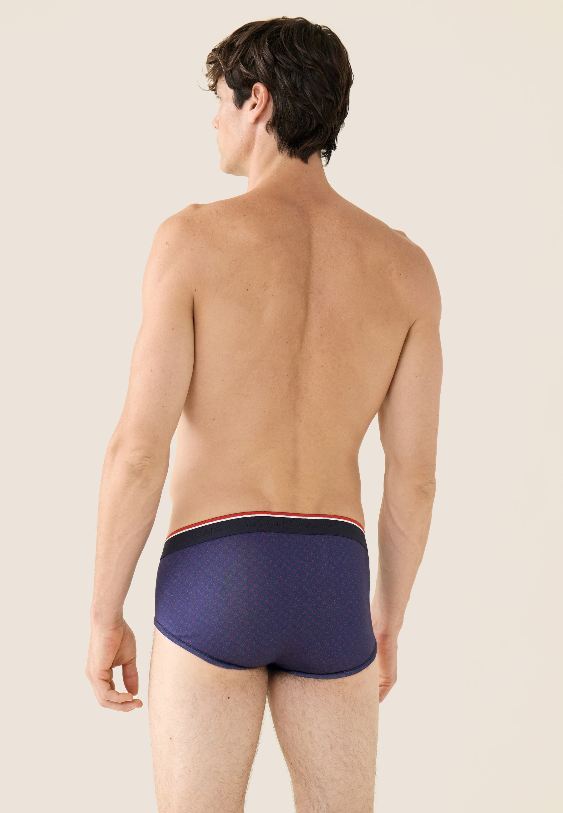 Slip imprimé cadeau indigo en coton - Terrible Kdo Indigo