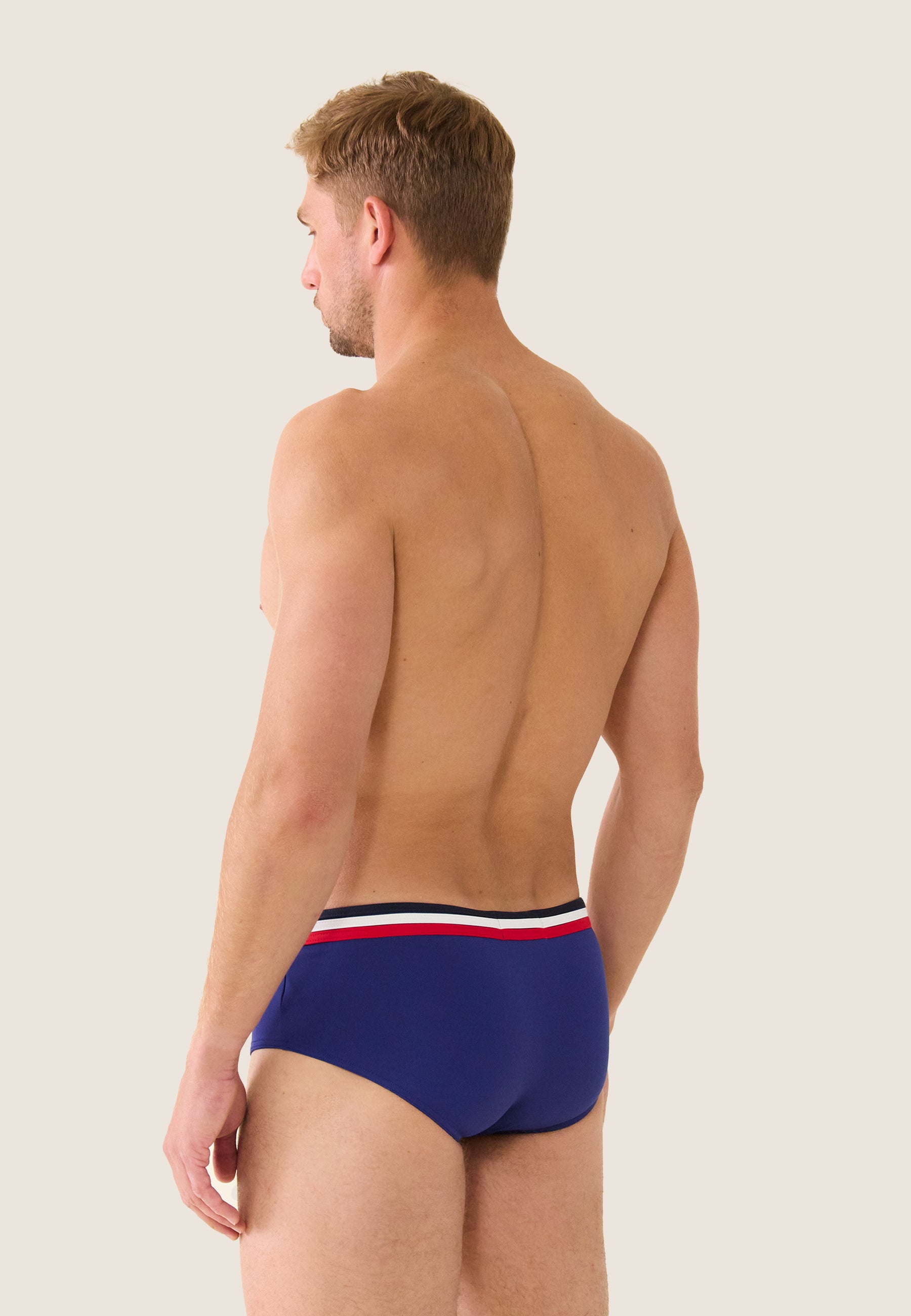 Slip de bain en polyamide - Amiral Indigo