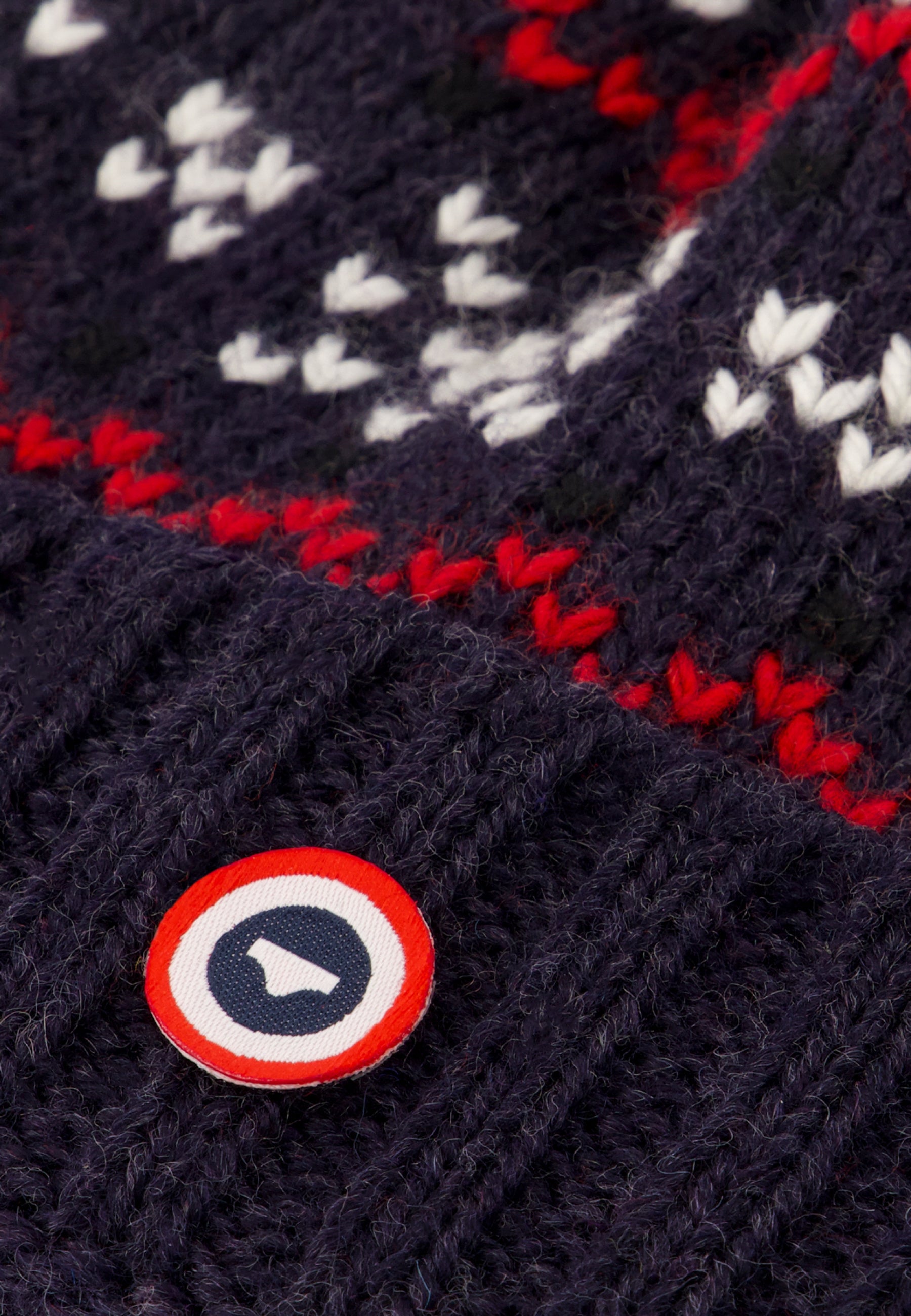 Bonnet en laine - Bonnet Pompon Flocon