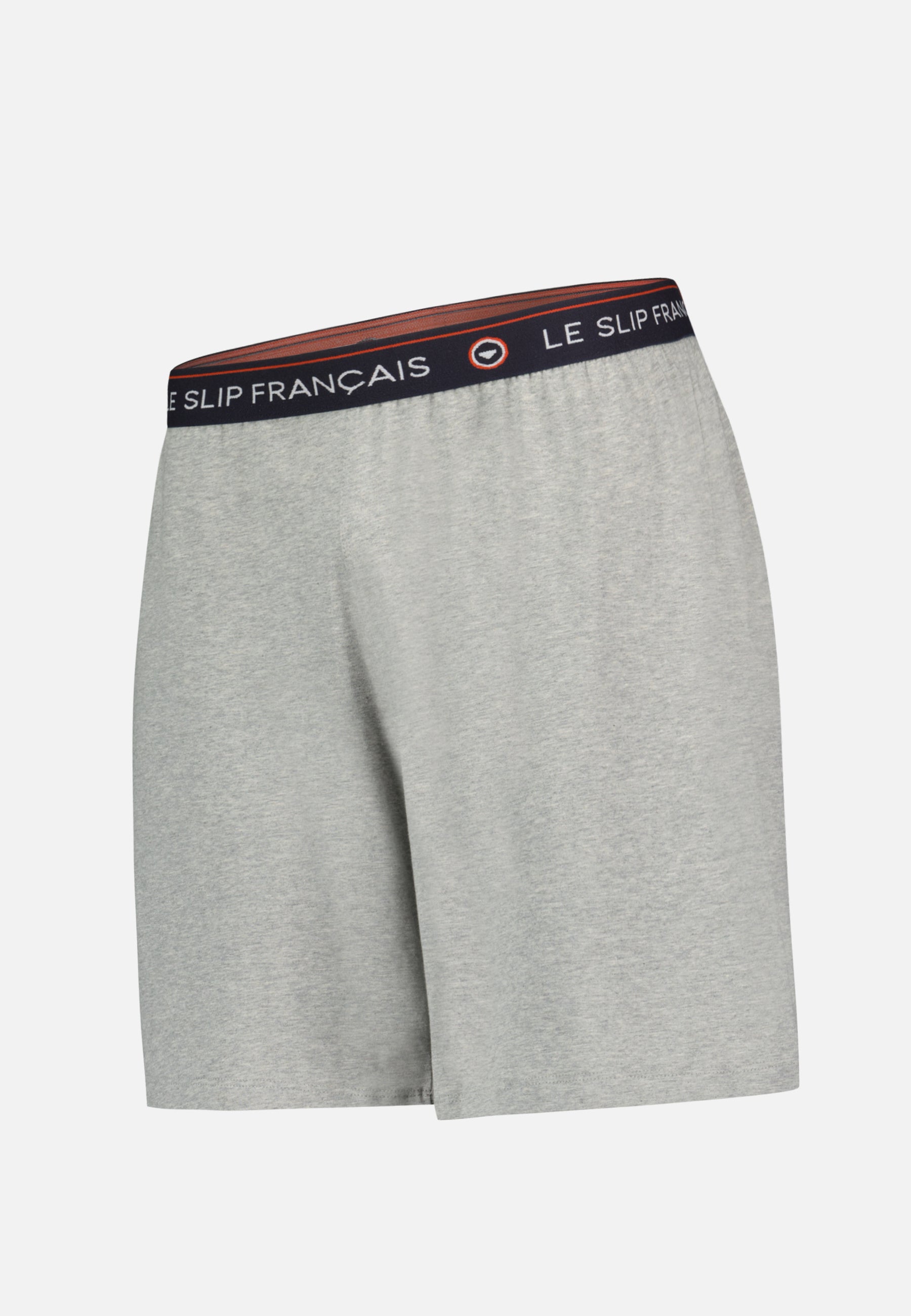 Bas de pyjama court gris en coton - Invincible Gris Chiné