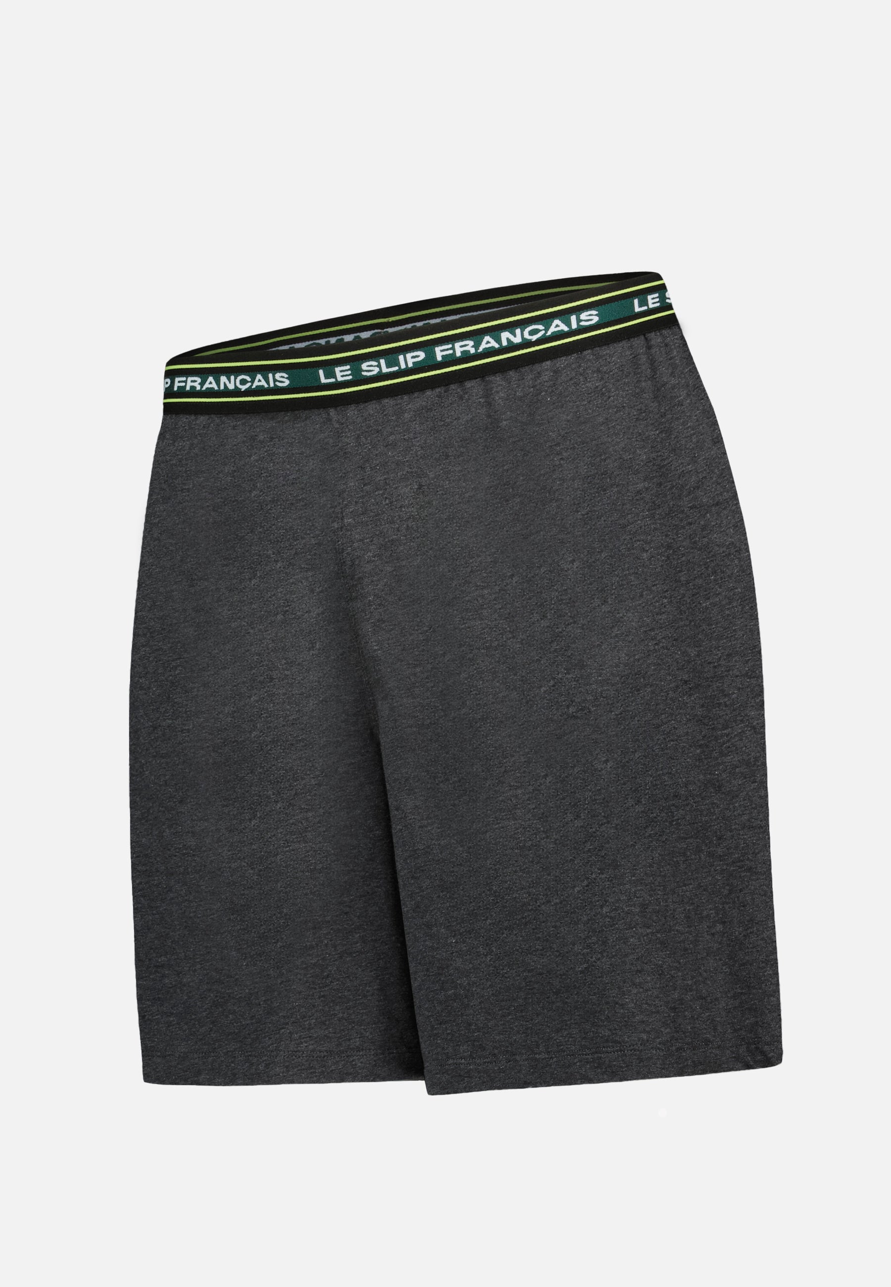 Bas de pyjama court gris en coton - Invincible Gris Anthracite