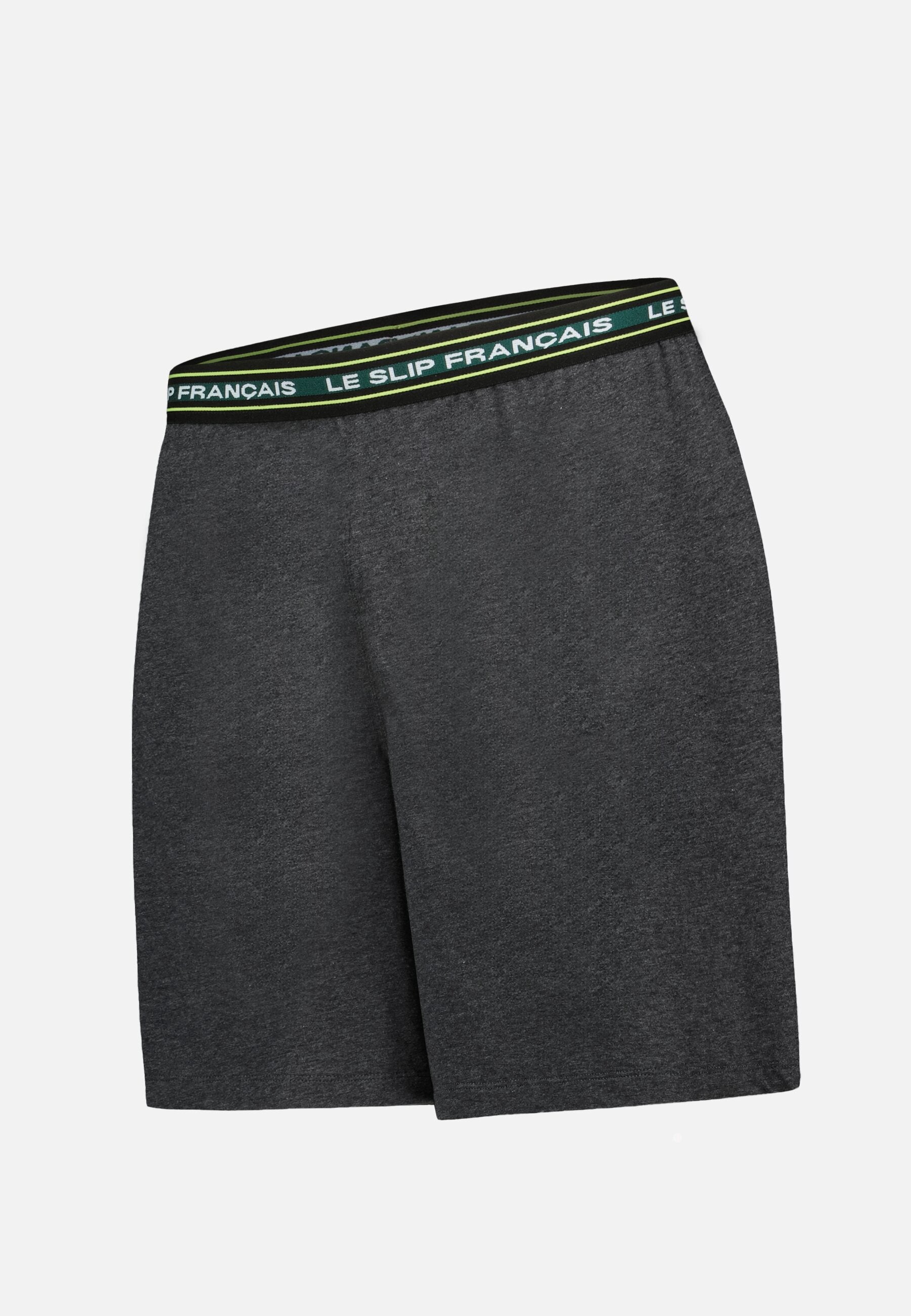 Bas de pyjama court gris en coton - Invincible Gris Anthracite
