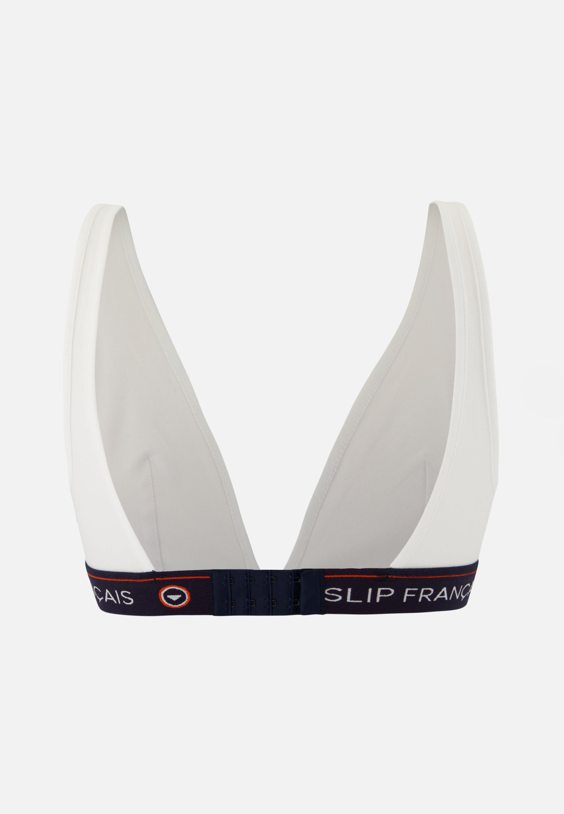 White cotton triangle bra without underwire - Seductive White