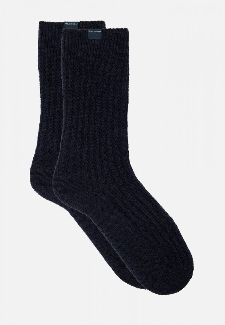 Mid-cut mohair socks - Le Slip Français - 1