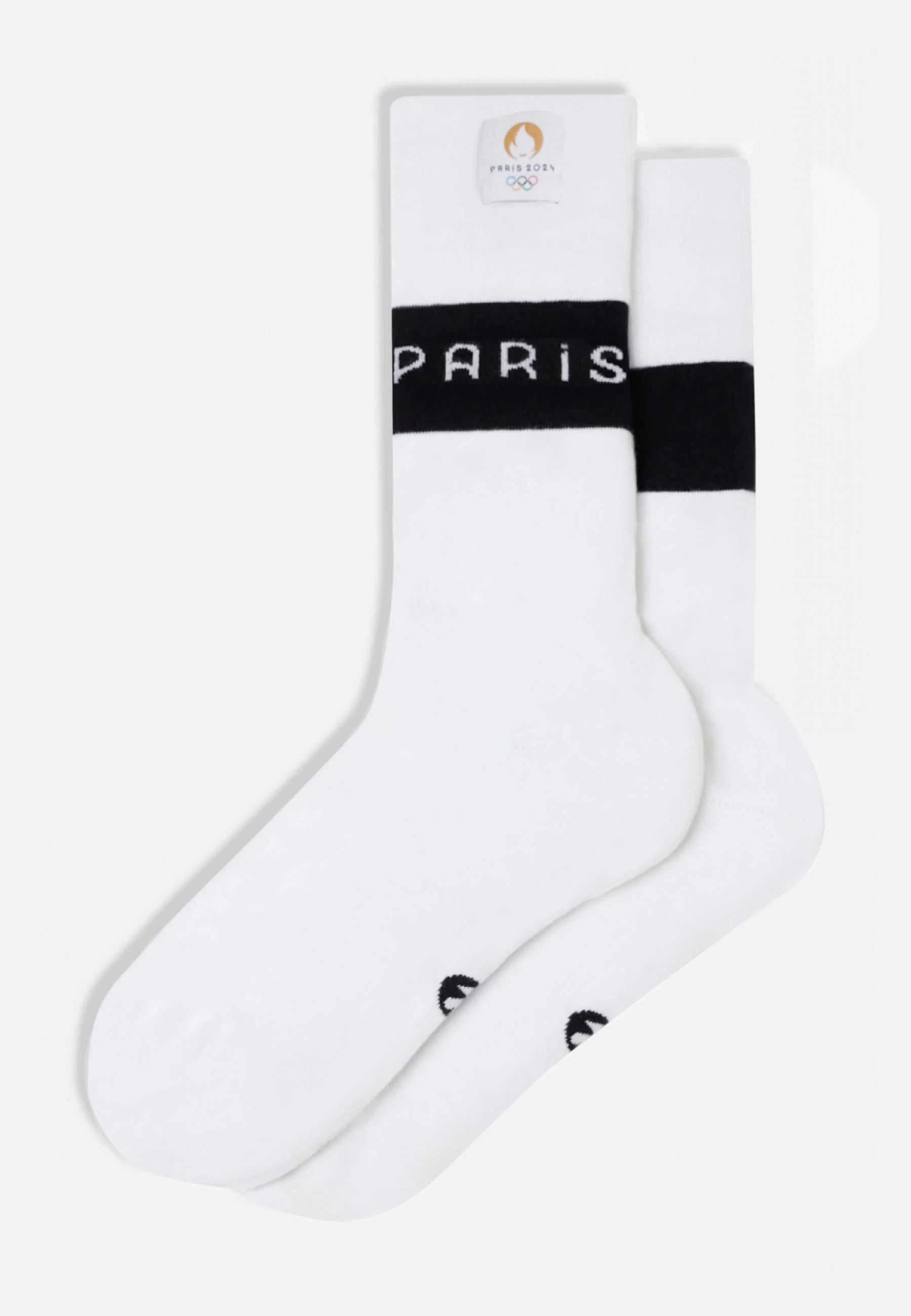Chaussettes mi-hautes en coton - Lucas Blanc Paris 2024