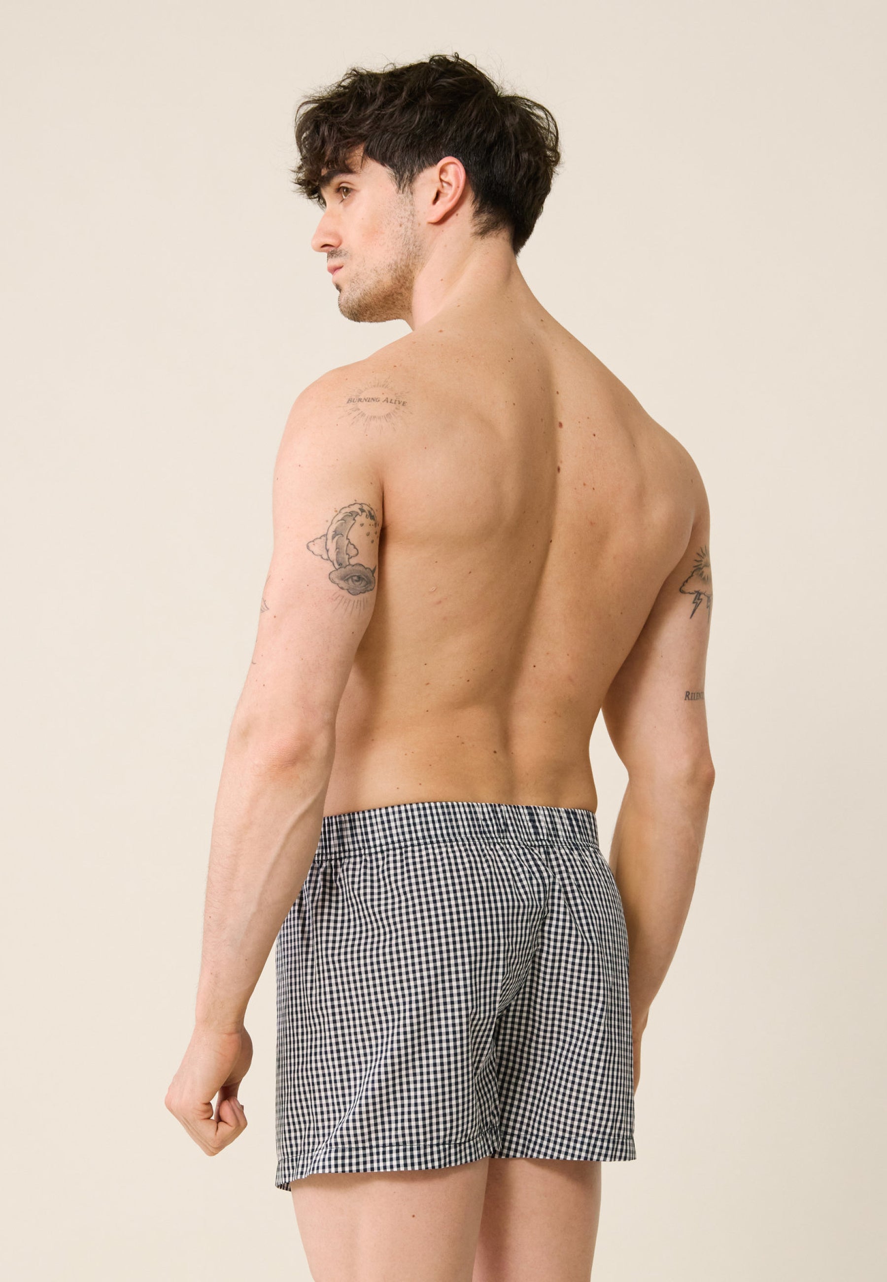 Cotton boxer shorts - Jacques Vichy Marine