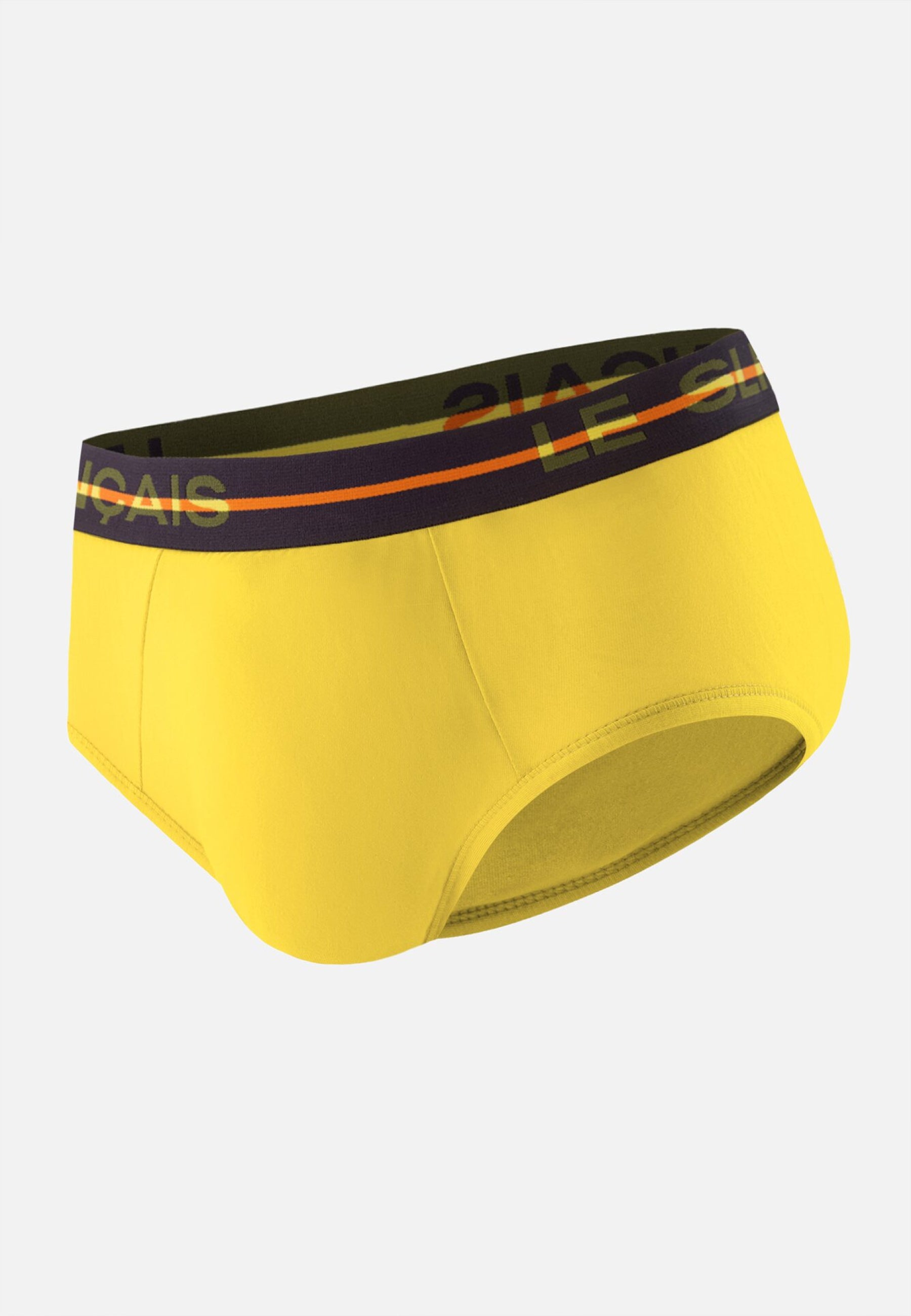 Slip jaune en coton - Intrépide Jaune Citron