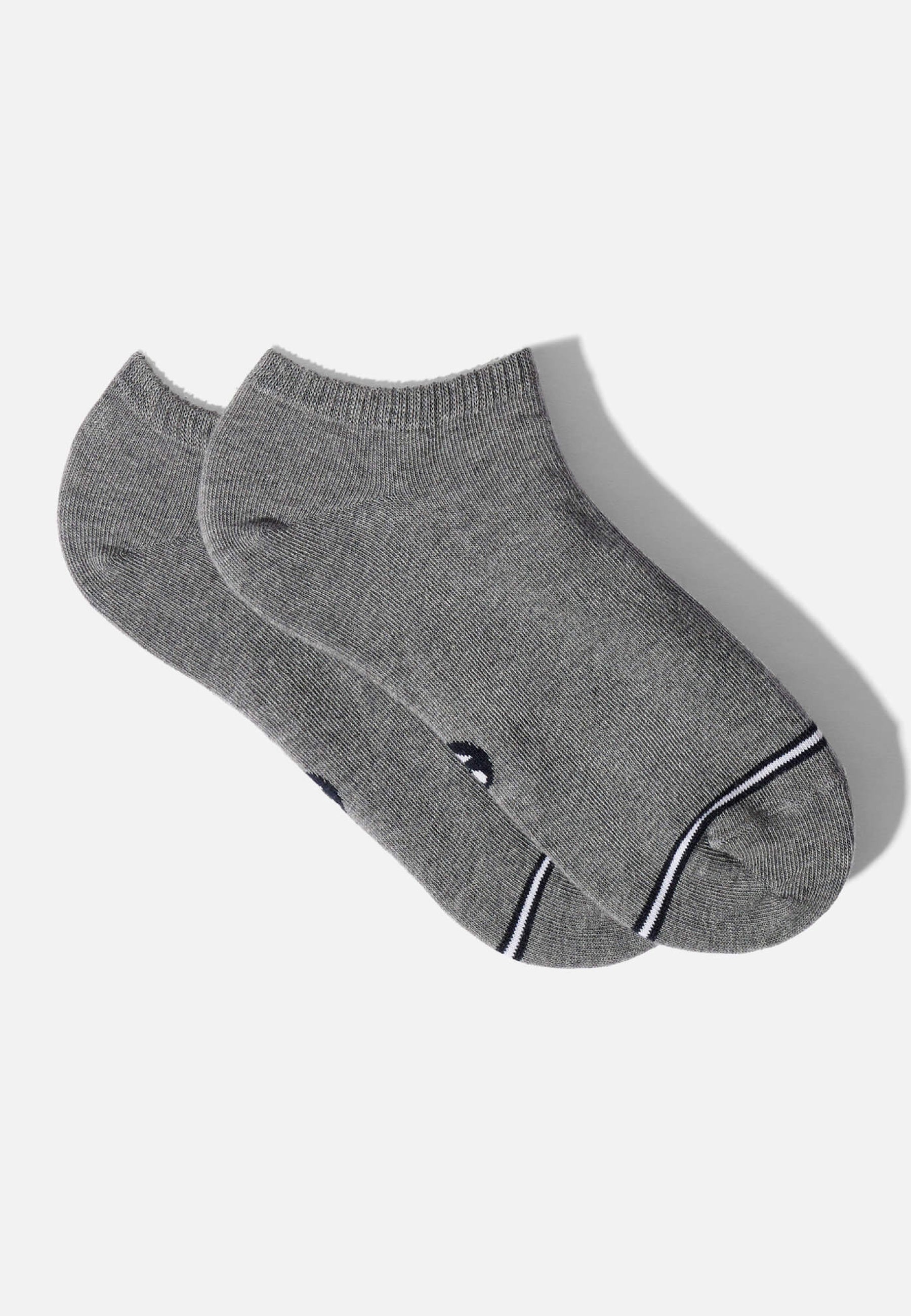 Pack of 5 pairs of low socks - Mariniere Navy Grey China White Black
