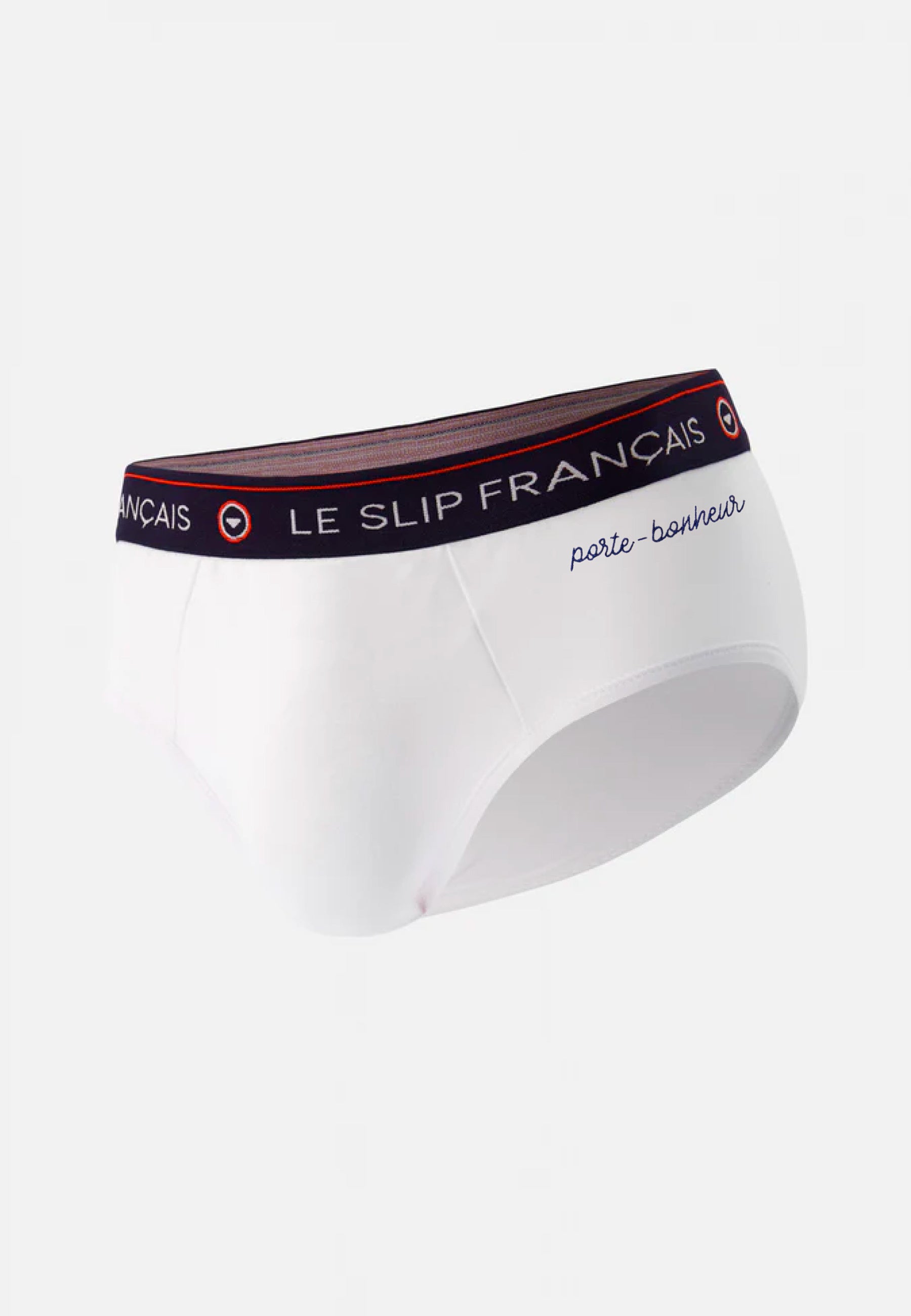 Slip en coton - Intrepide Blanc Porte Bonheur