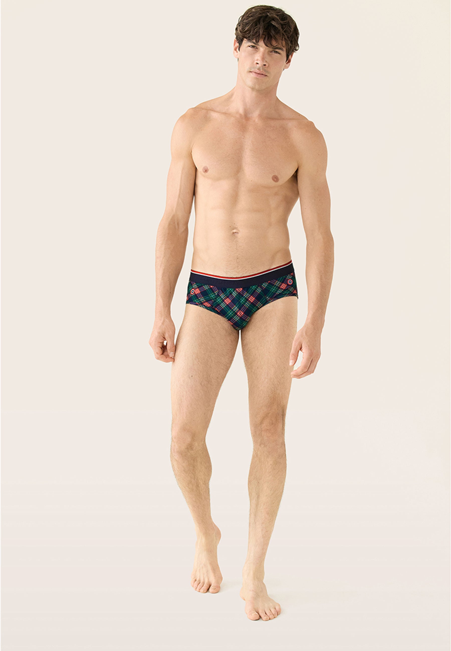 Fir green checkered briefs - Terrible Fir Green Checks