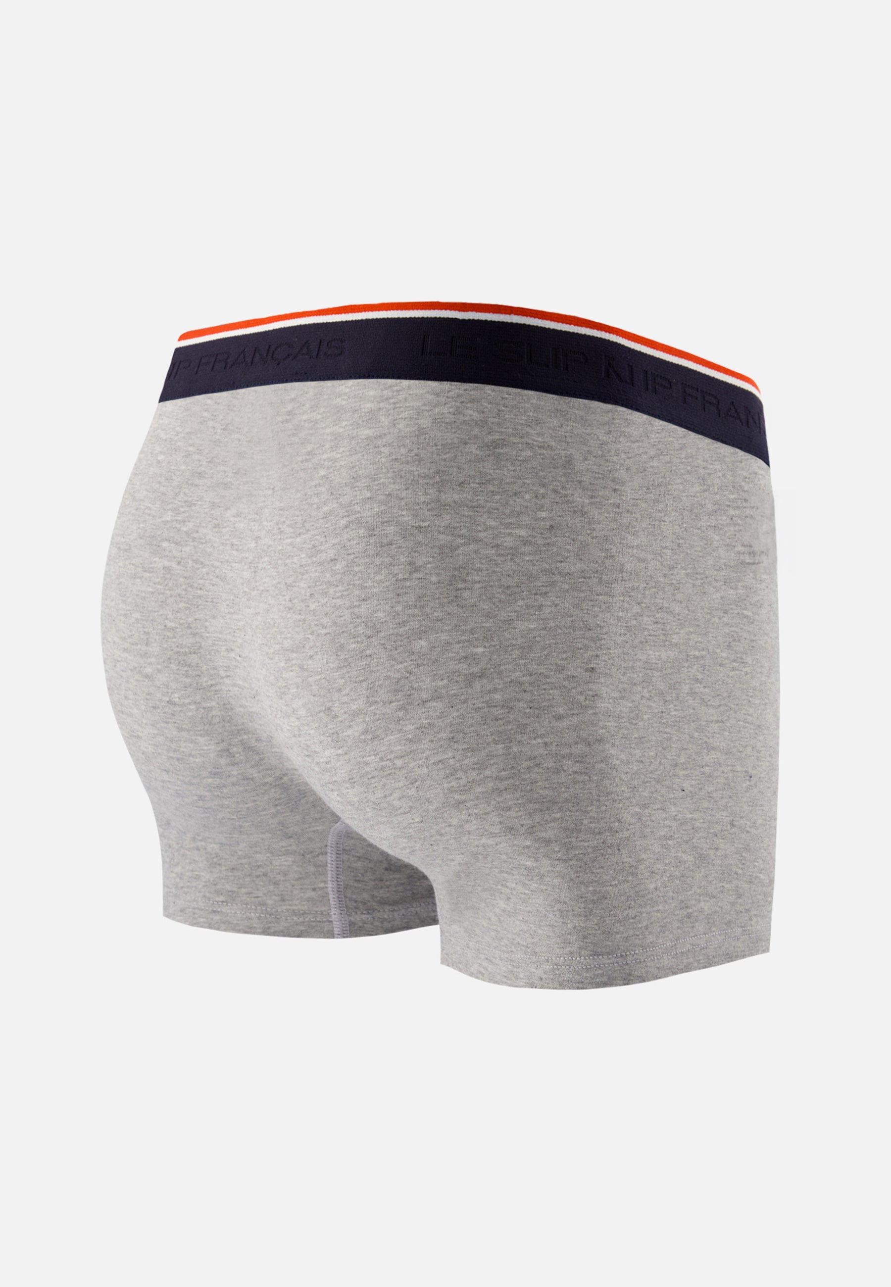 Boxer gris en coton avec cocarde - Marius Gris Chine