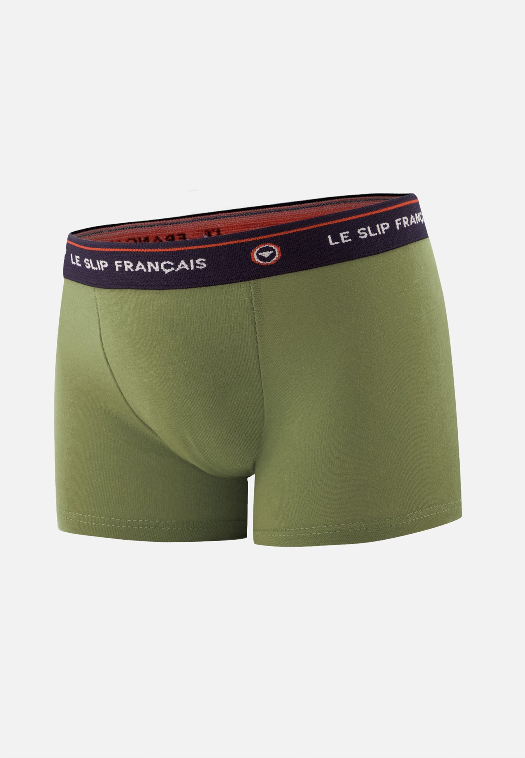 Boxer enfant vert en coton - Petit Joseph Kaki Veronese