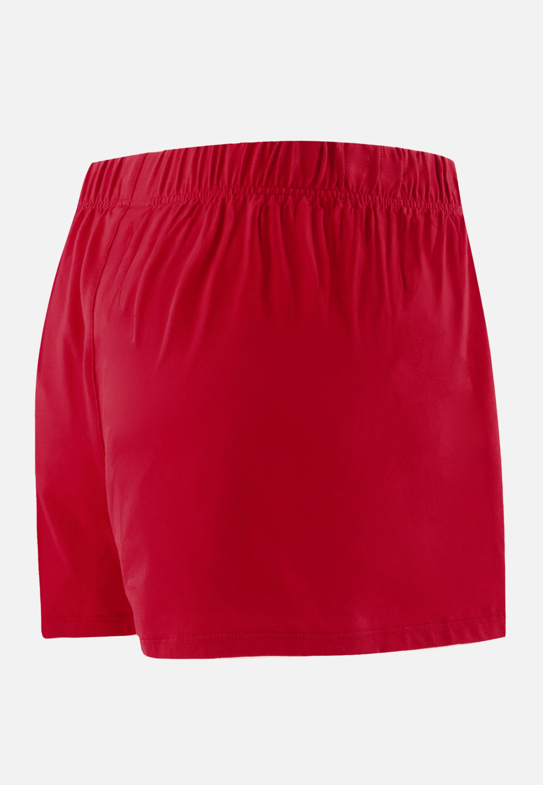Red cotton jersey boxer shorts - Fredo Red