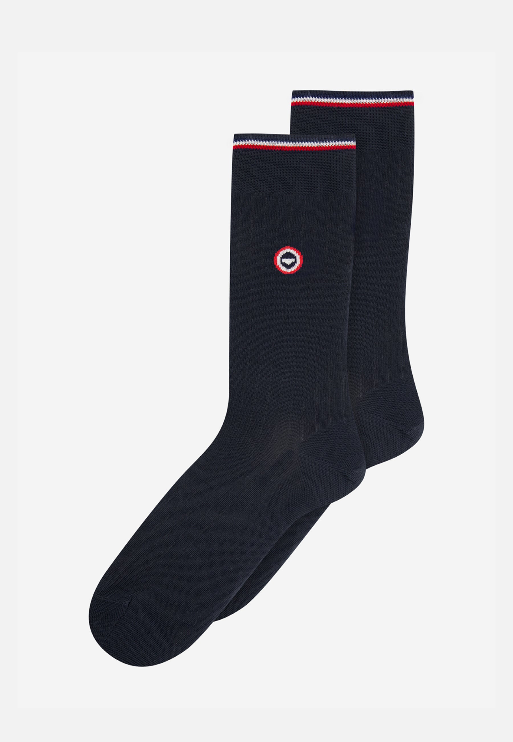 Lot de 3 chaussettes mi-hautes - Chaussettes Bleu Anthracite Noir