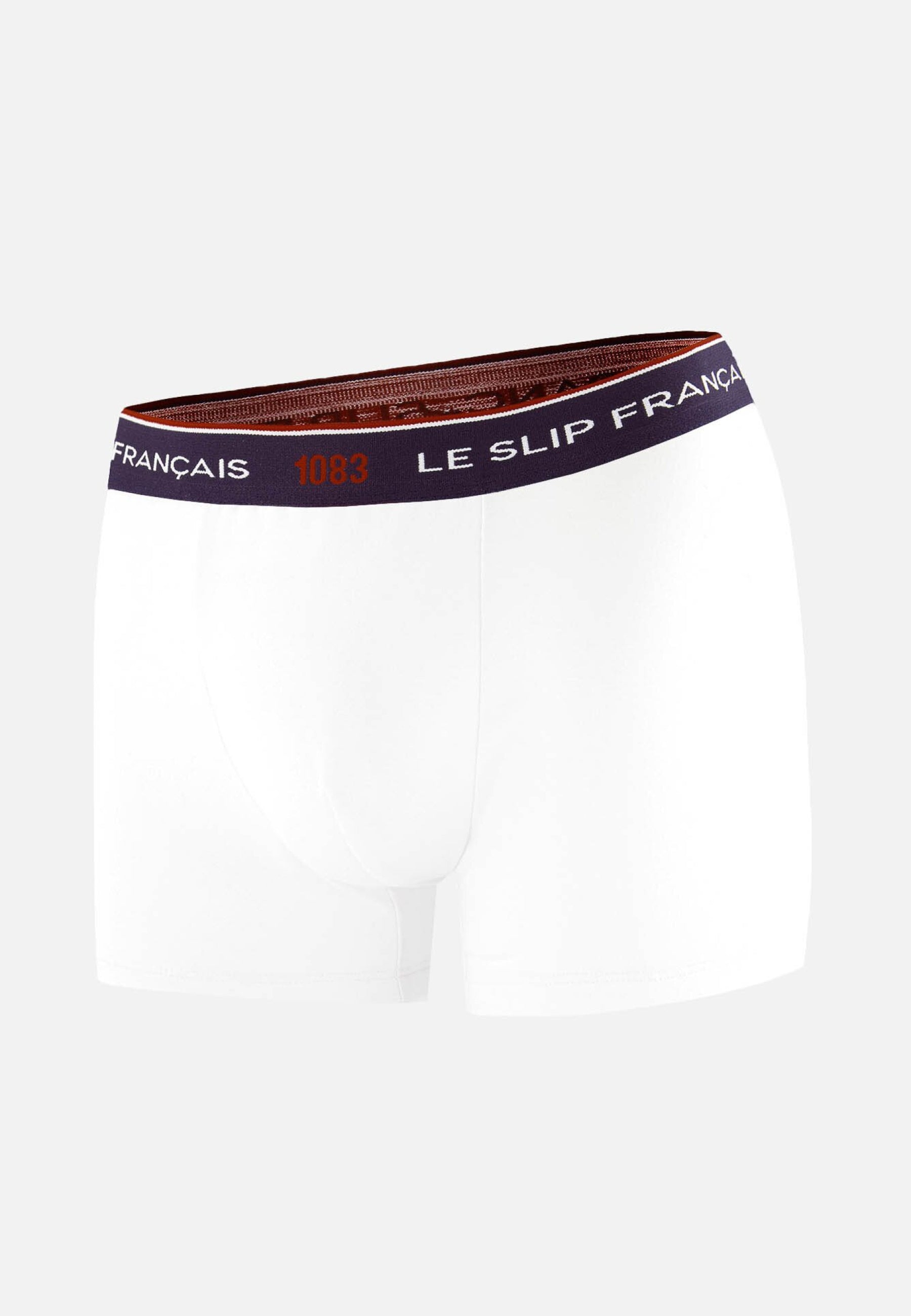 Boxer blanc en coton bio - Redoutable Blanc - Collab 1083