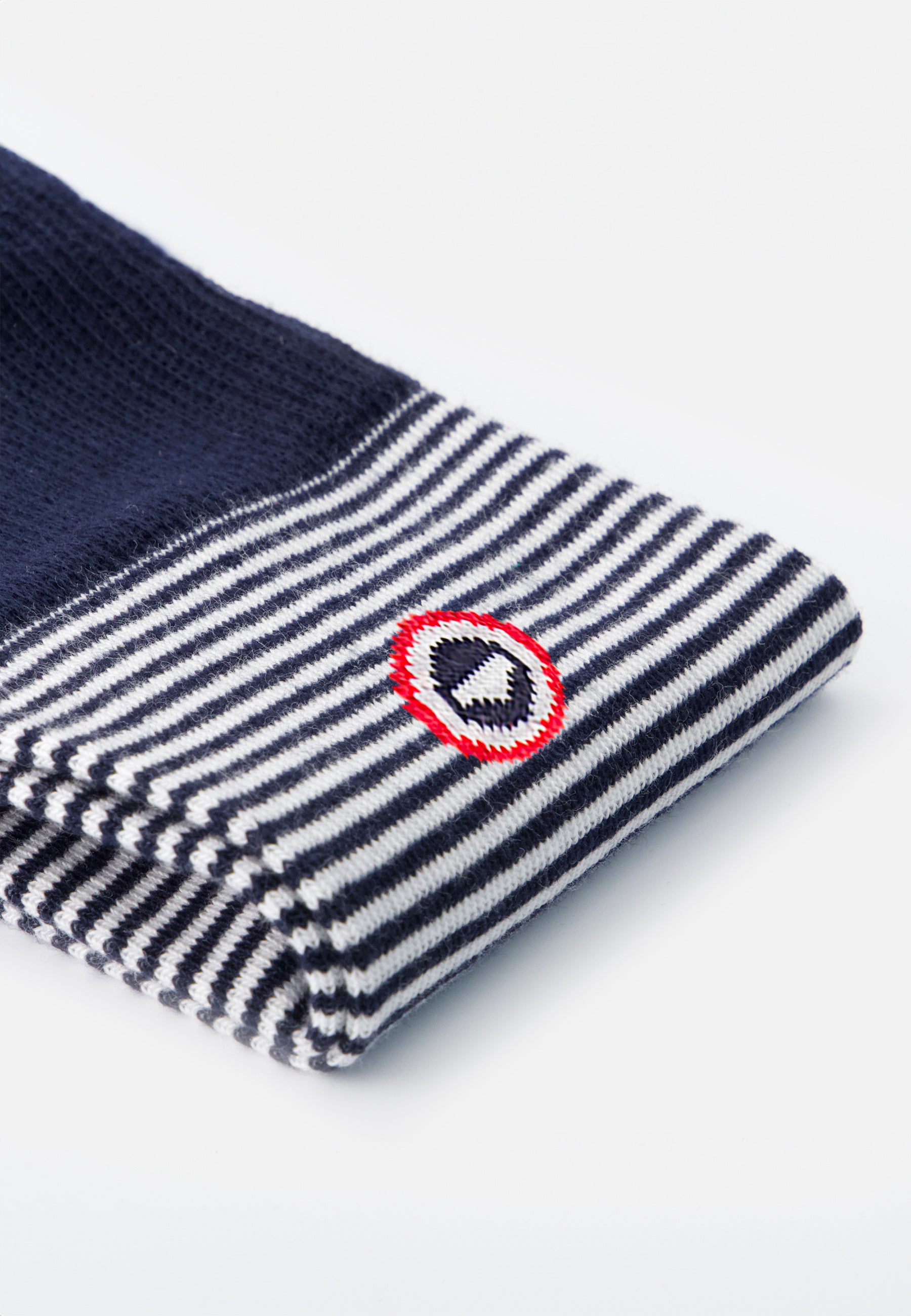 Pack of 2 mid-calf socks - Navy Blue Striped Socks