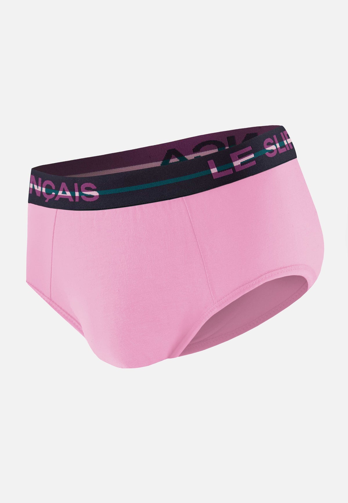 Slip rose en coton - Intrépide Rose Pétillant