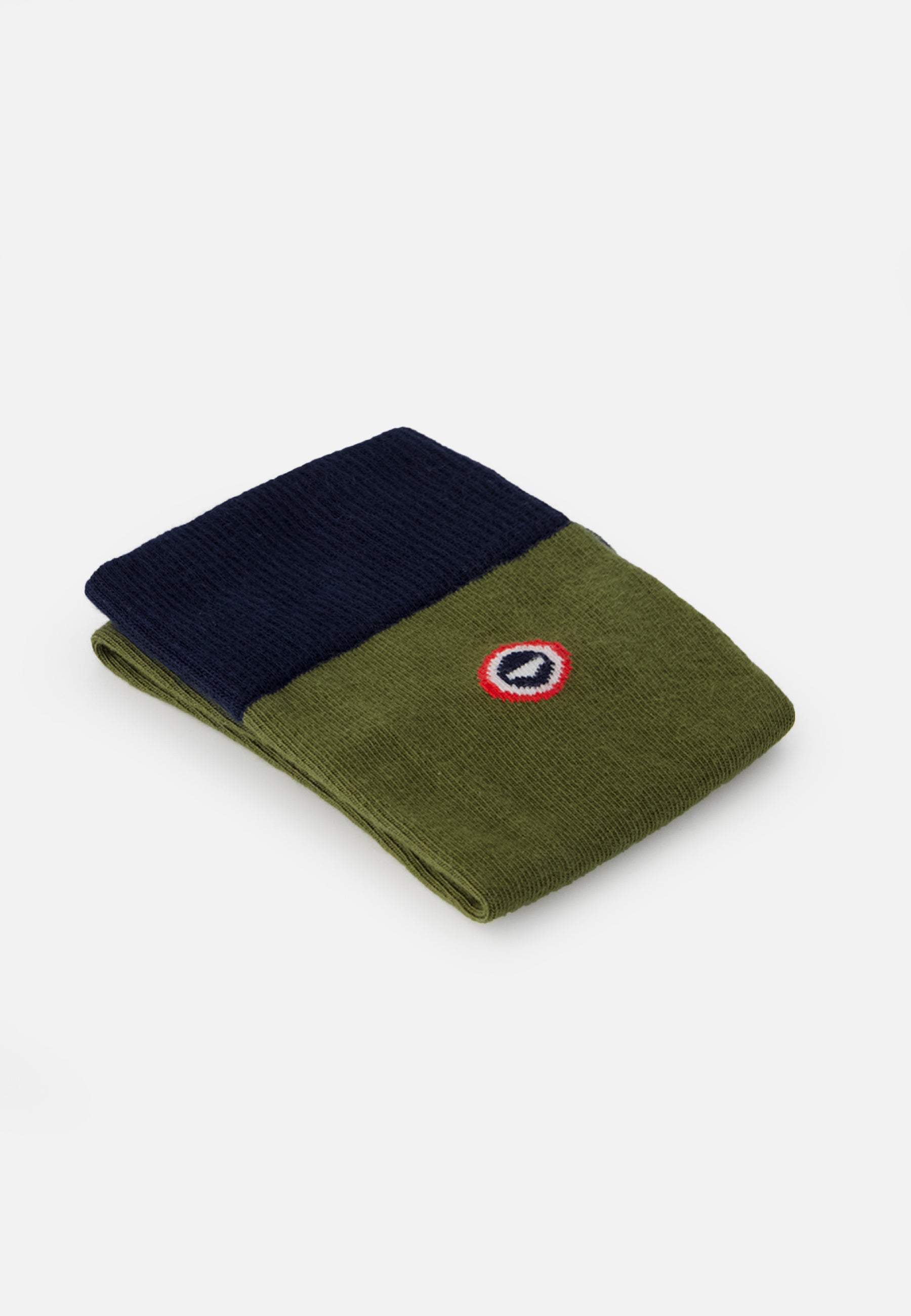 Chaussettes mi-hautes kaki fantaisie - Lucas Bloc Marine Kaki Veronese Jaune Citron