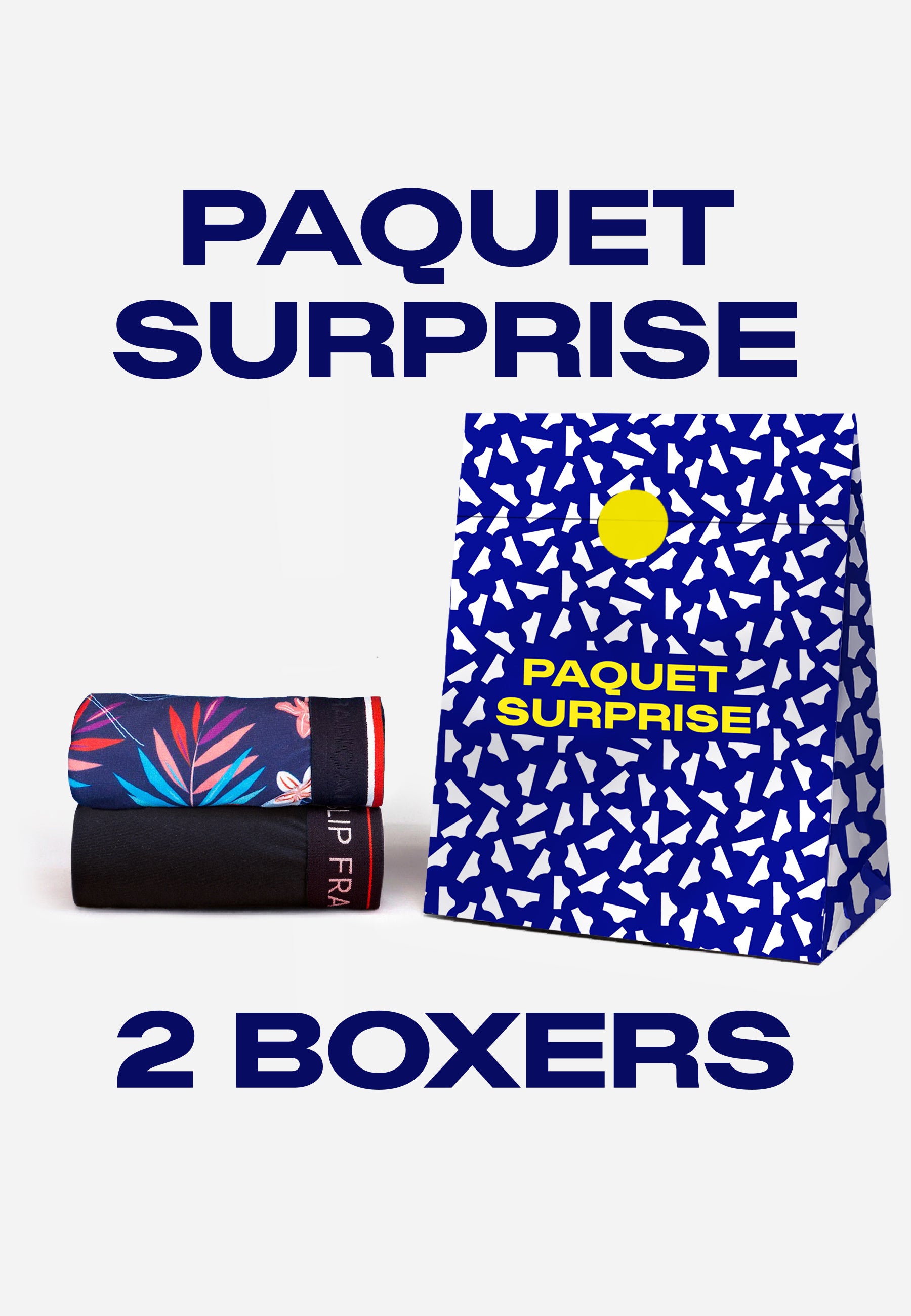 Lot de 2 boxers surprise ! - Coloris surprise