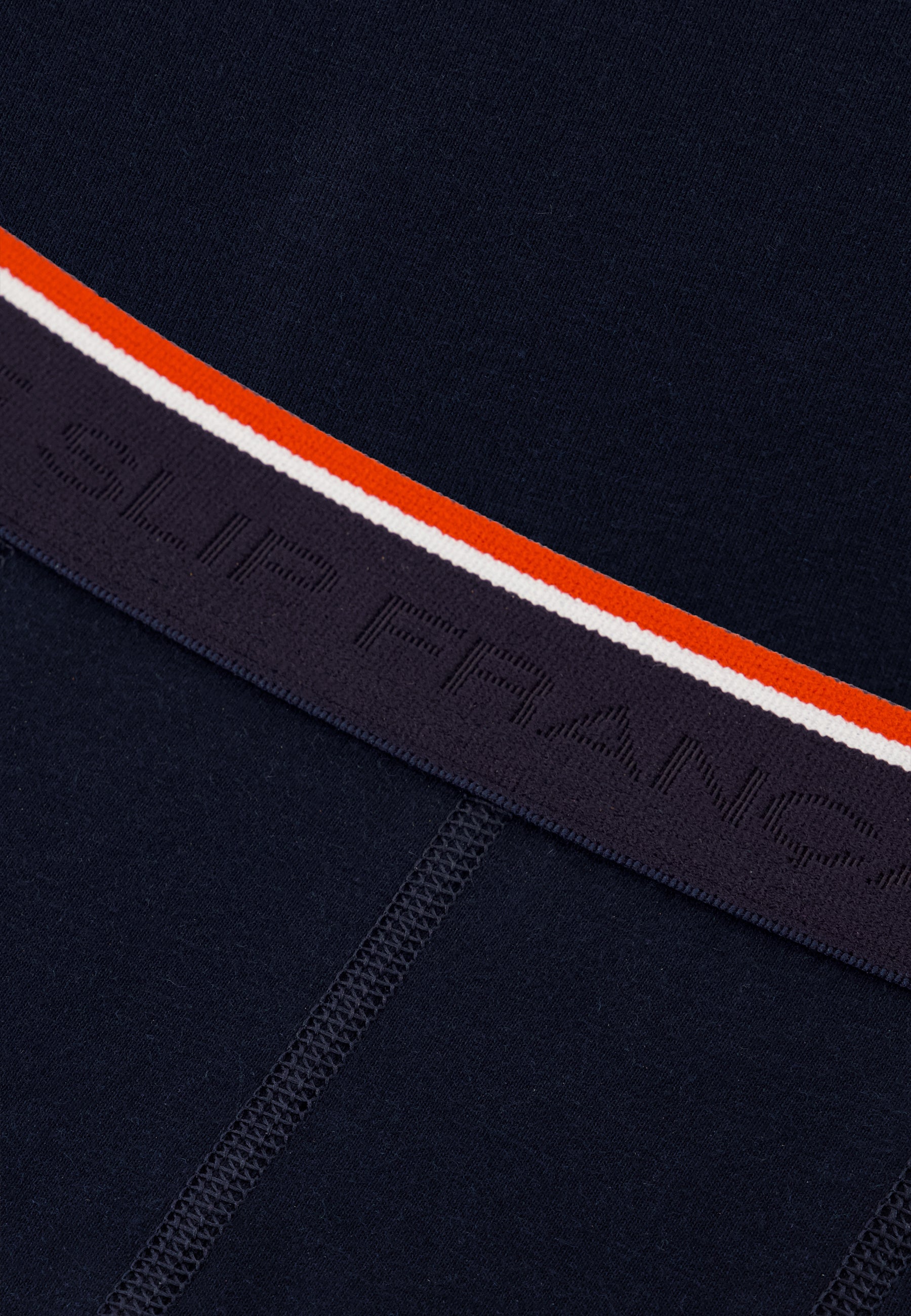 Boxer long bleu marine en coton - Michel Marine