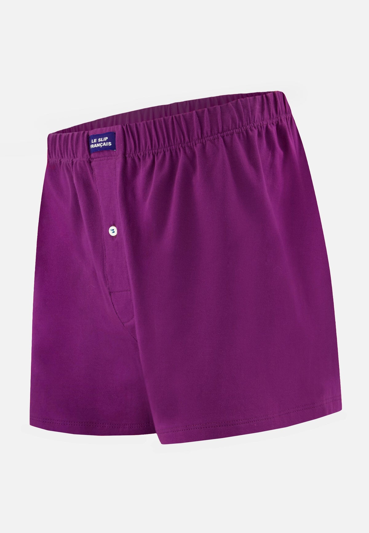 Caleçon violet en jersey de coton - Fredo Violet Profond