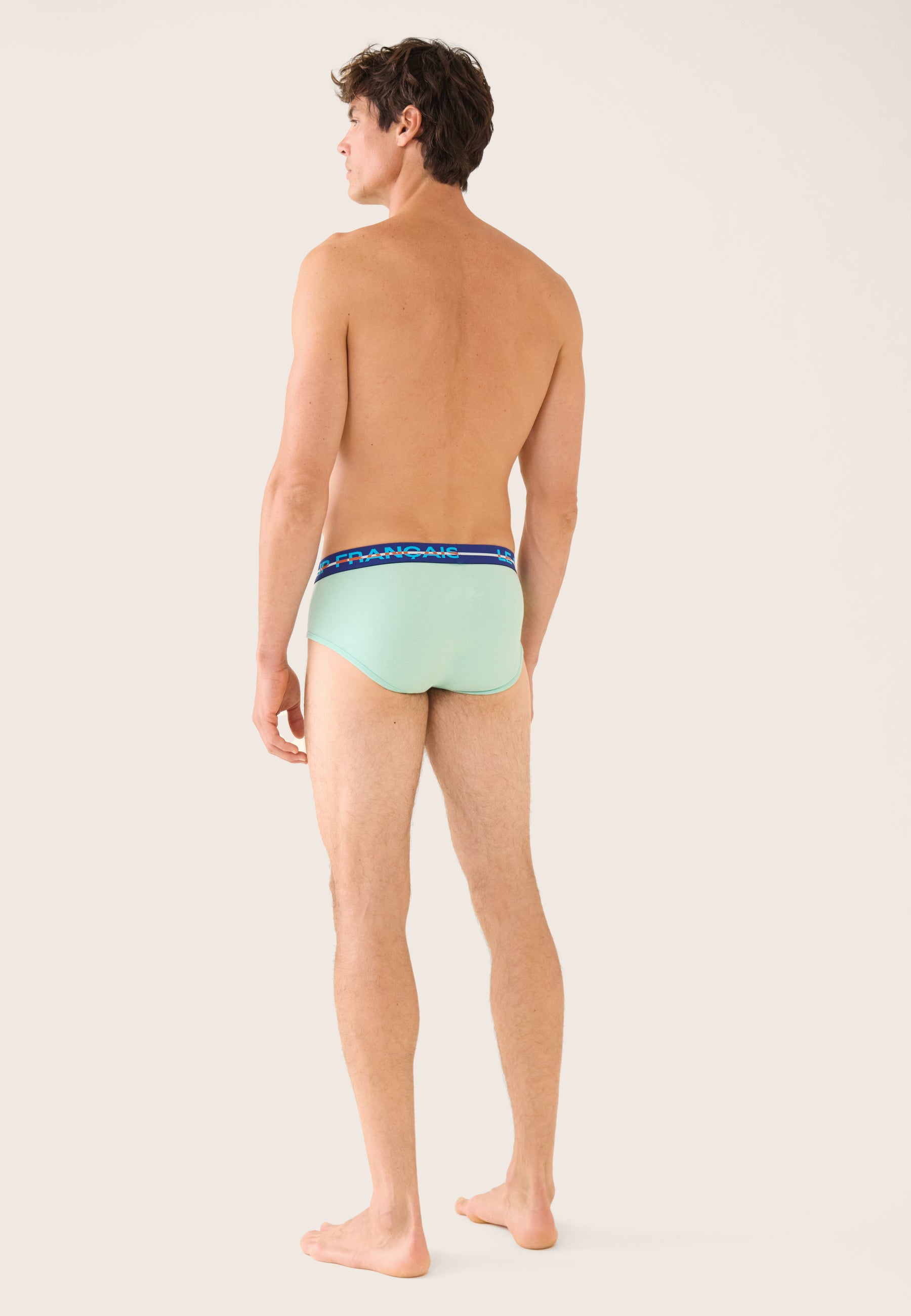 Slip vert en coton - Intrépide Vert Azur