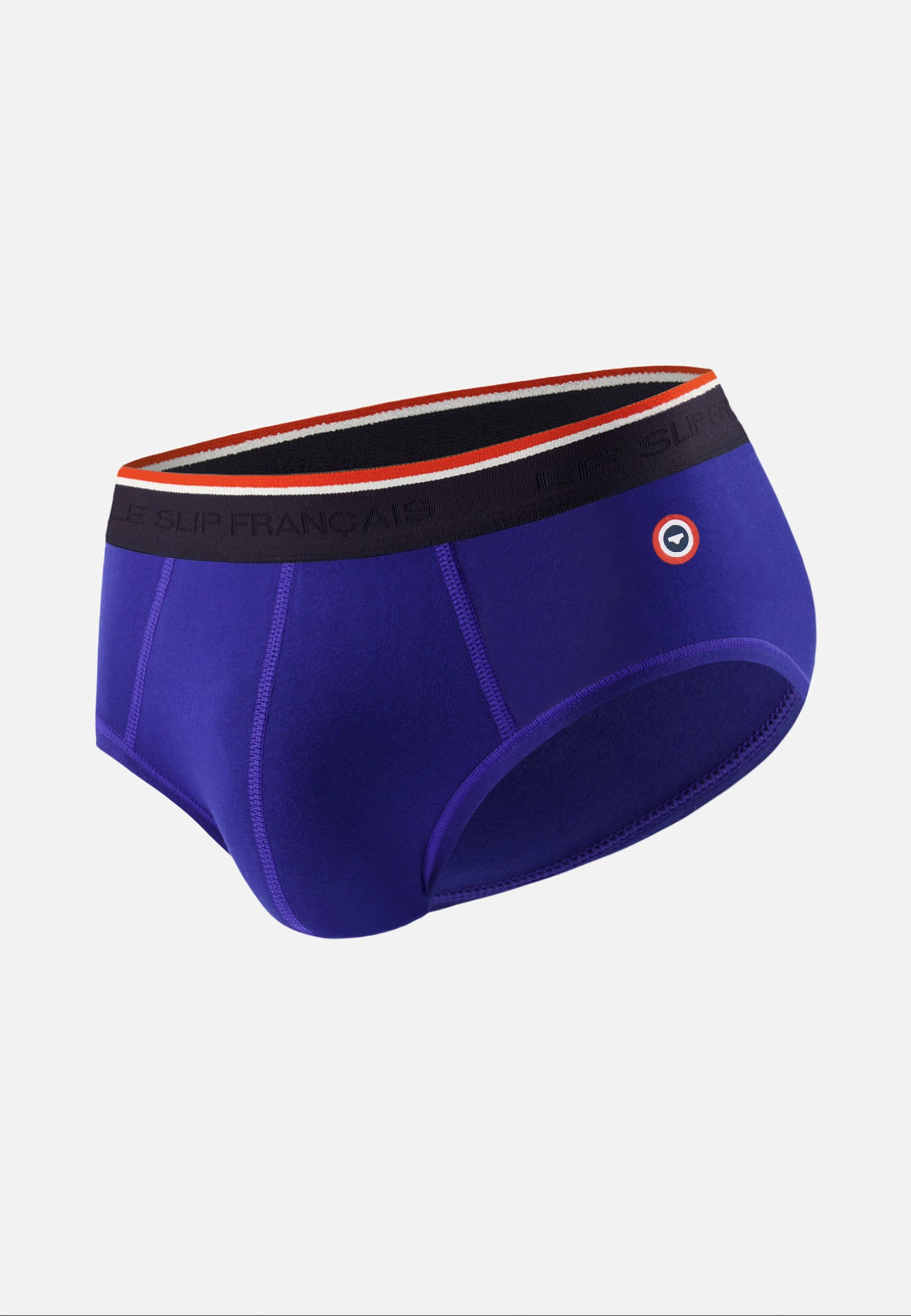 Slip bleu en coton avec cocarde - Terrible Indigo