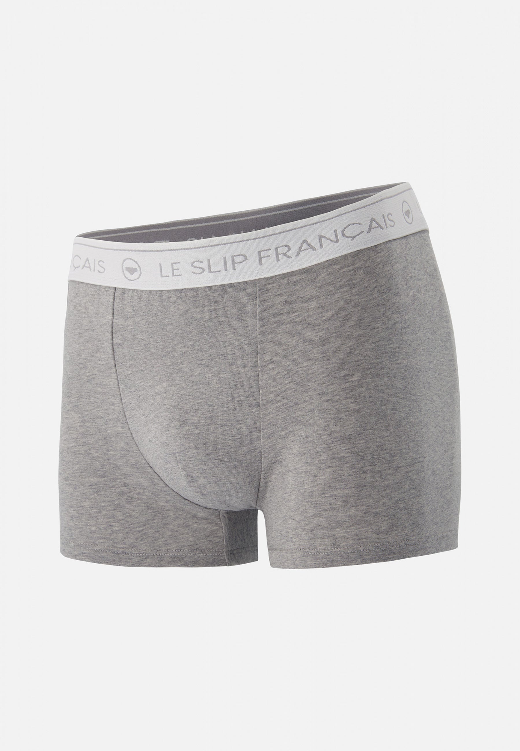 Grey cotton boxer shorts - Redoutable Grey Heather