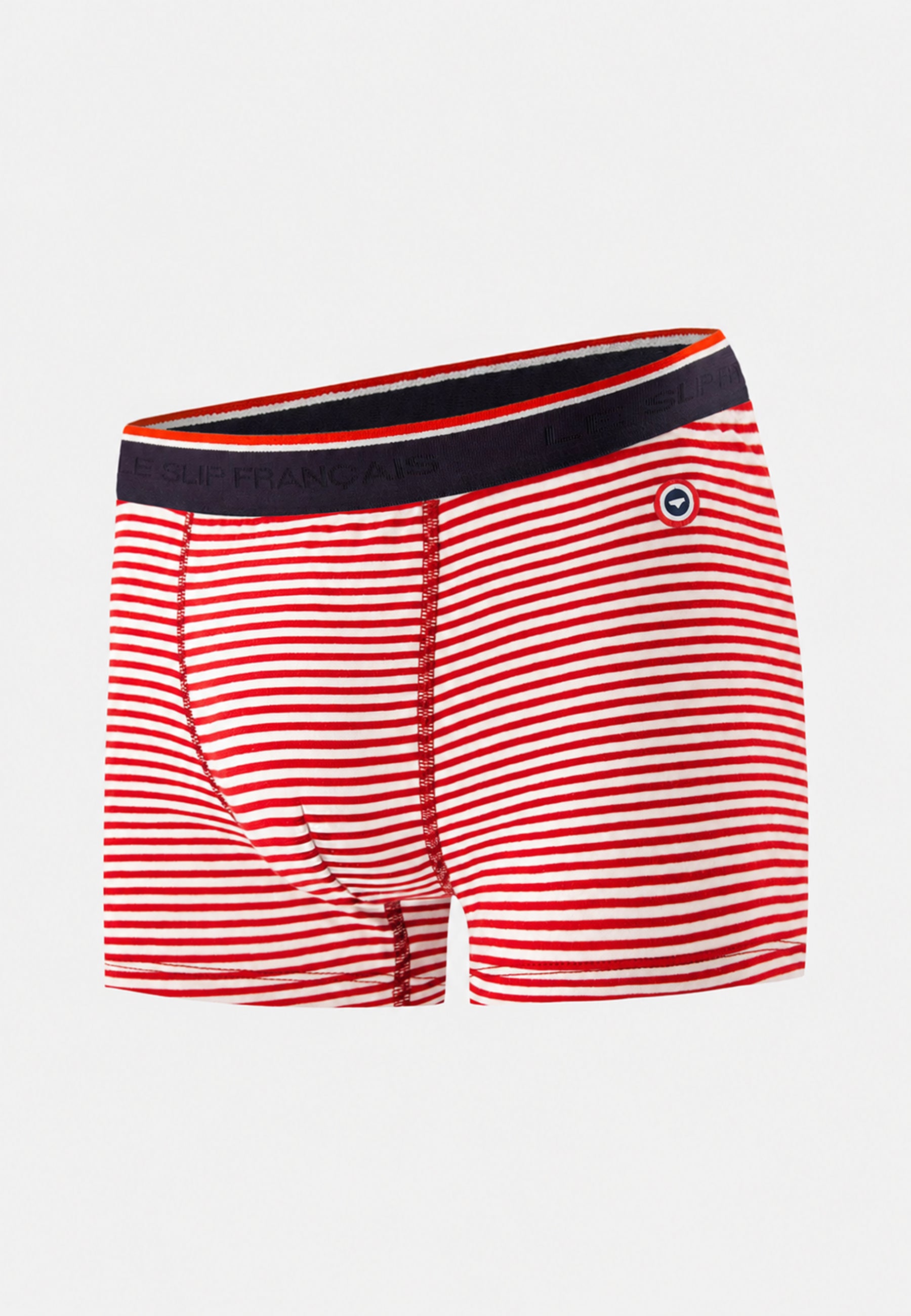 Boxer marinière rouge en coton - Marius Mariniere Rouge
