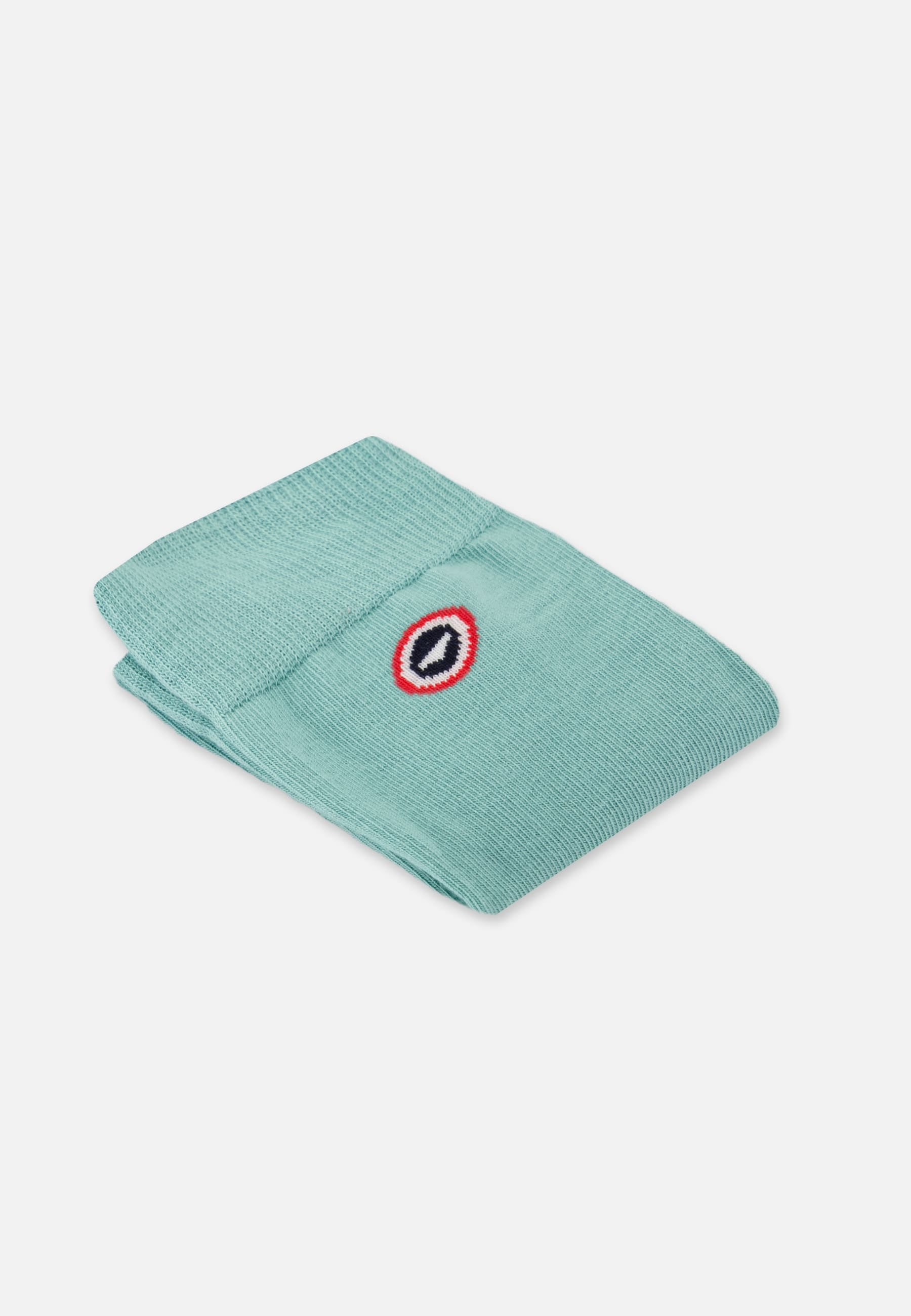 Plain green mid-calf socks - Robust Azure Green