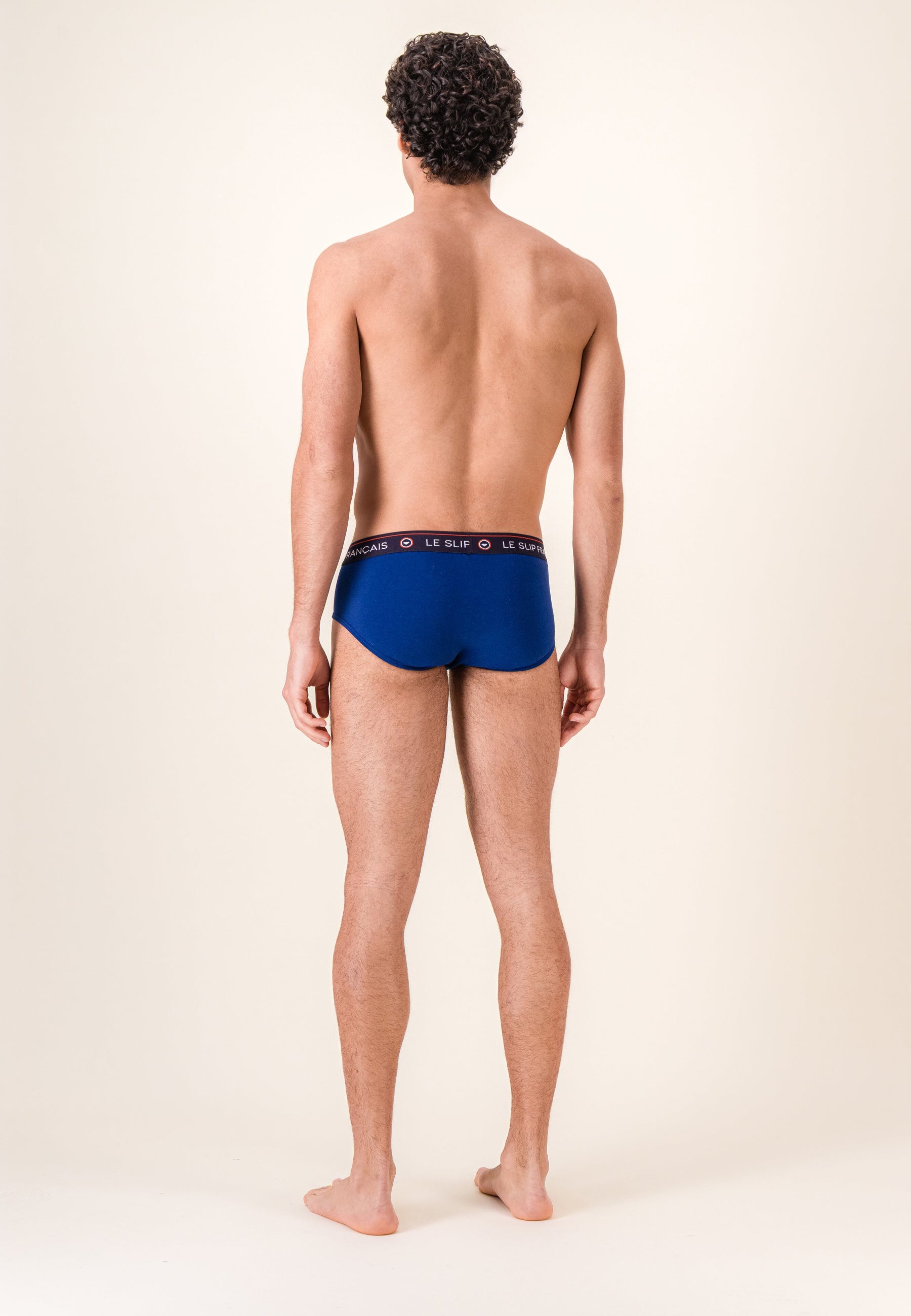 Slip bleu en coton - Intrépide Indigo