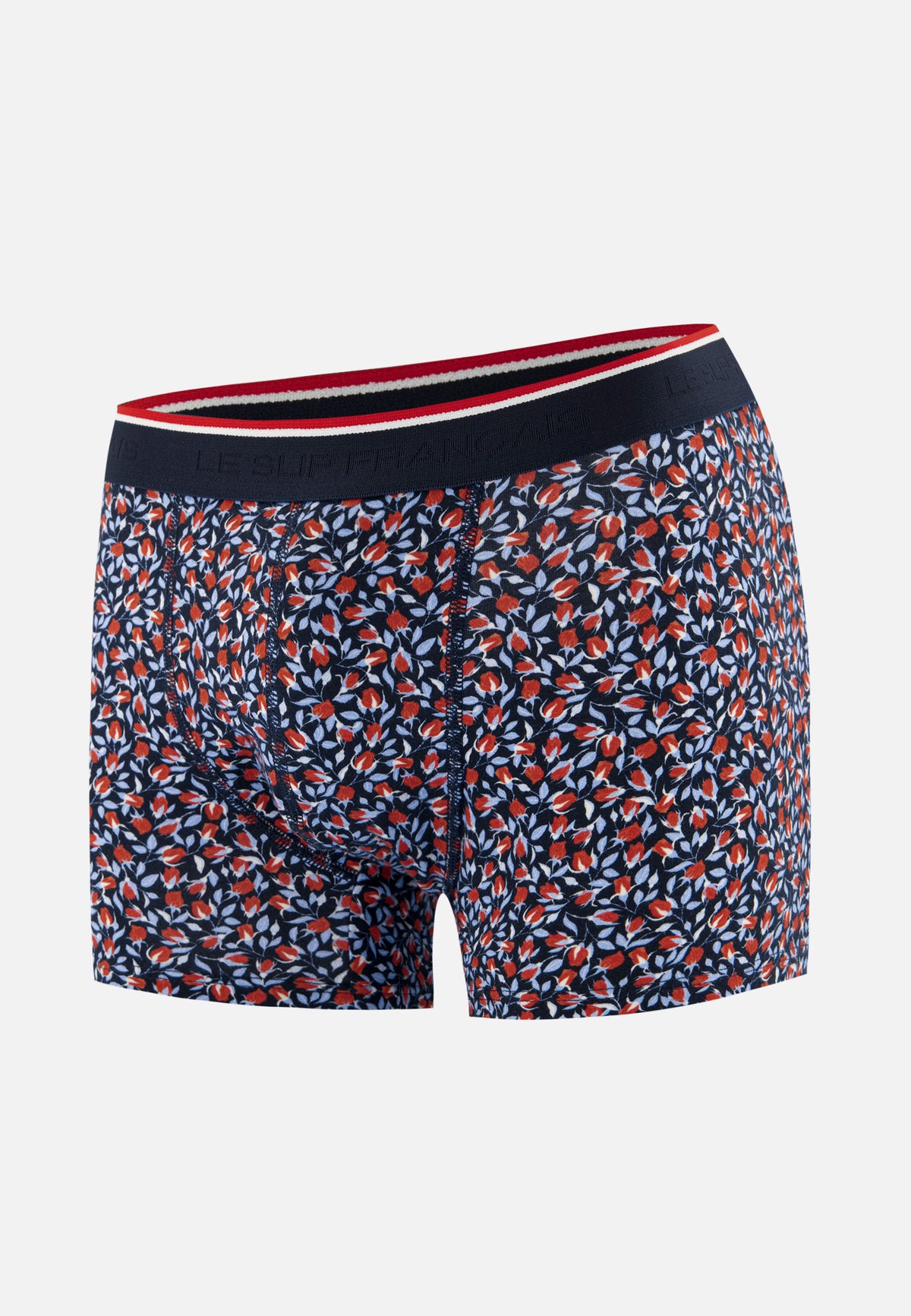 Boxer rose en coton - Marius Rose Rouge Brique