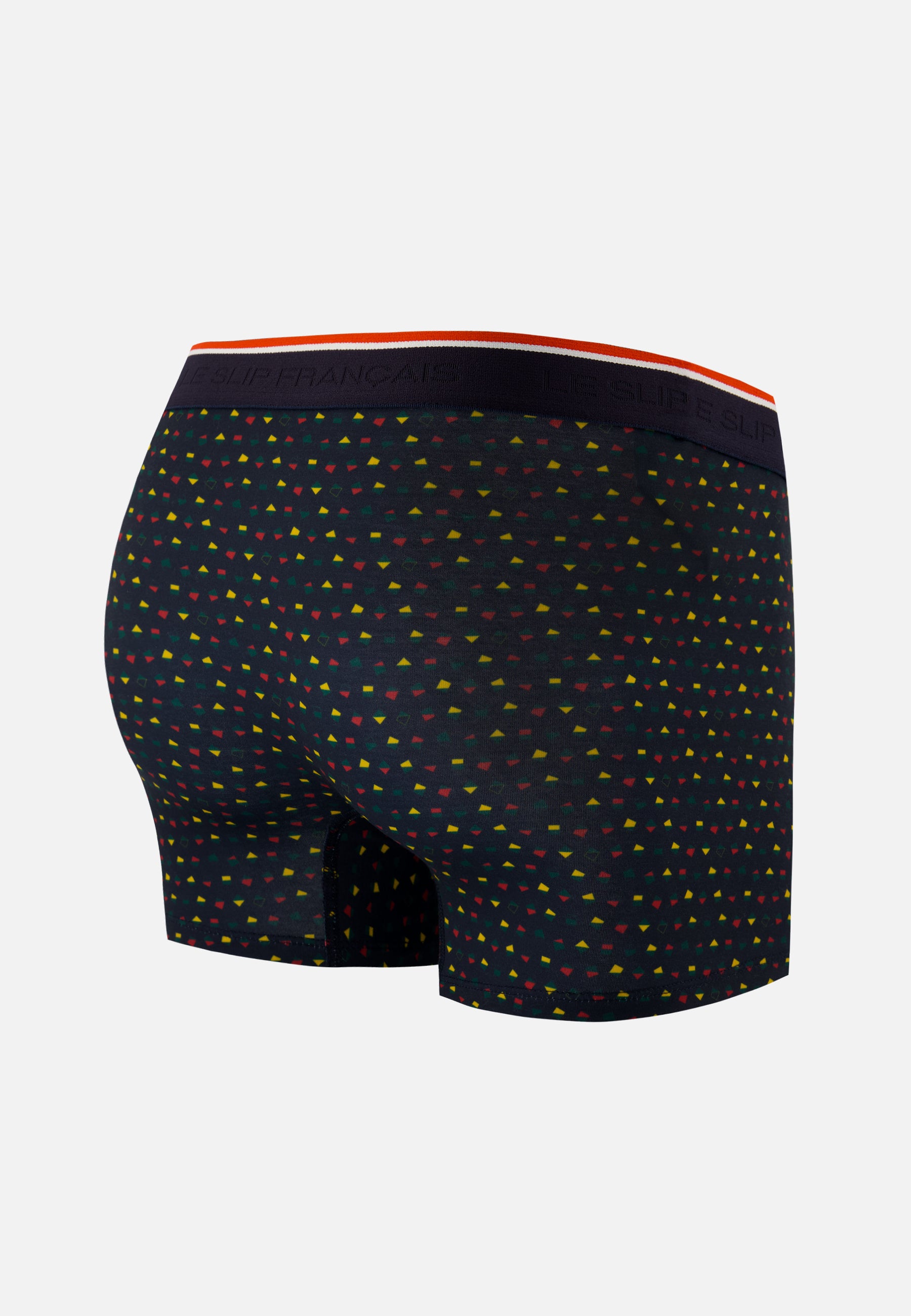 Fir green boxer shorts with geometric print - Marius Petits Carres Vert Sapin
