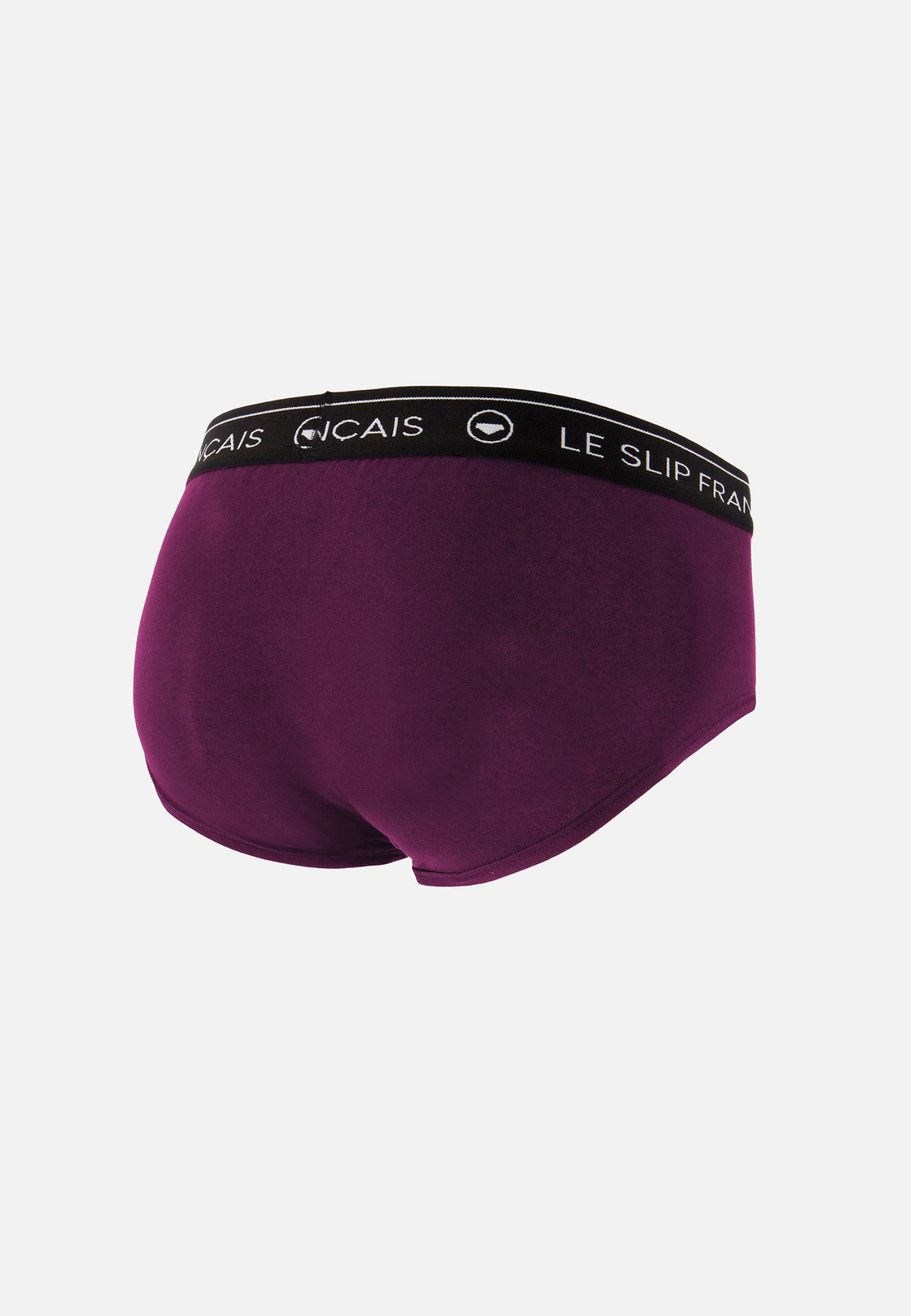 Plum cotton briefs - Intrépide Prune