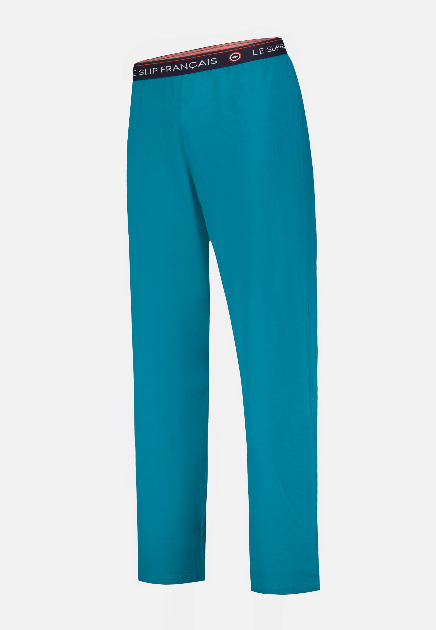 Men's long cotton topaz pajama bottoms - Indomitable Topaz