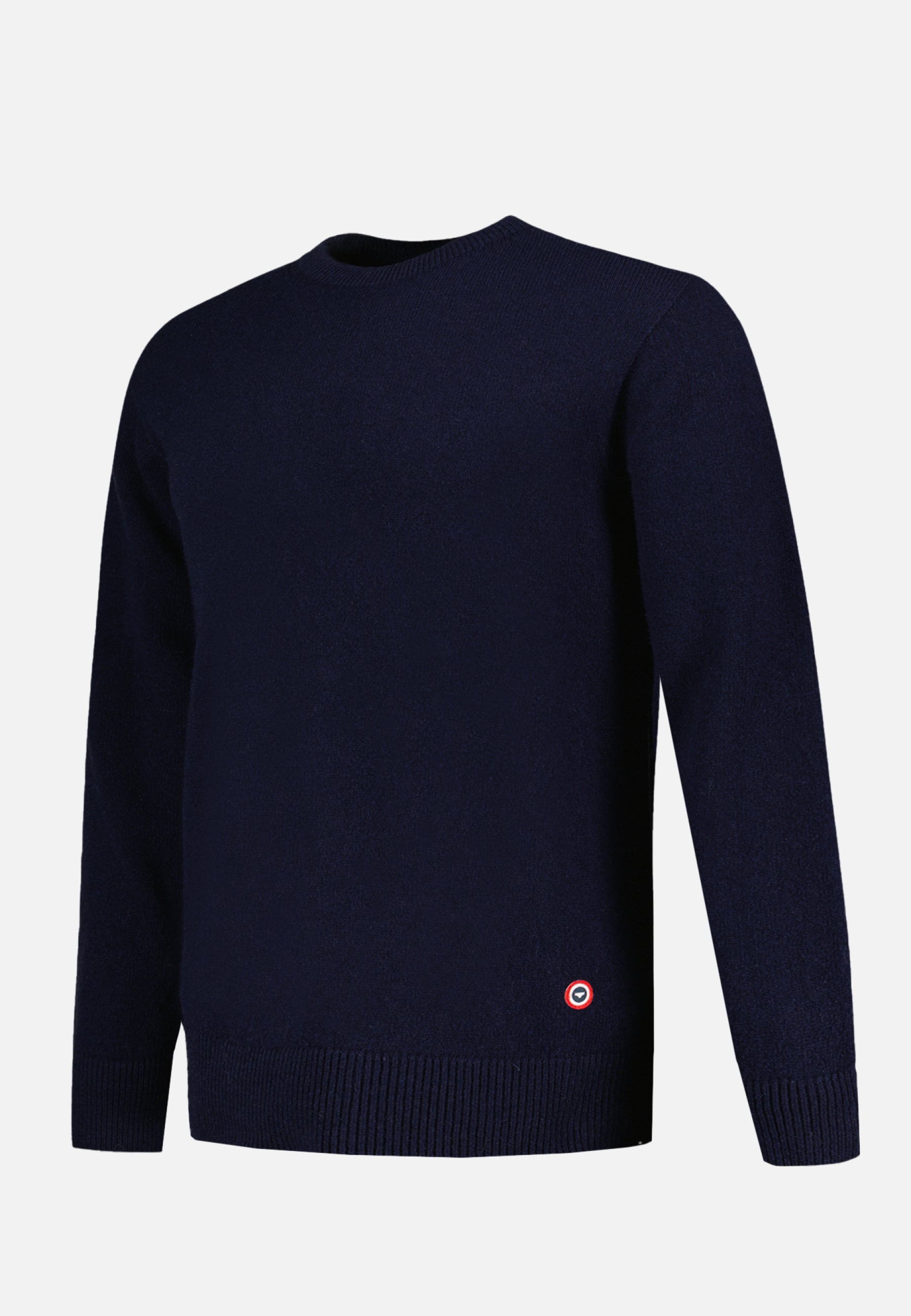 Men's navy blue knitted sweater - Jean Pull Marine
