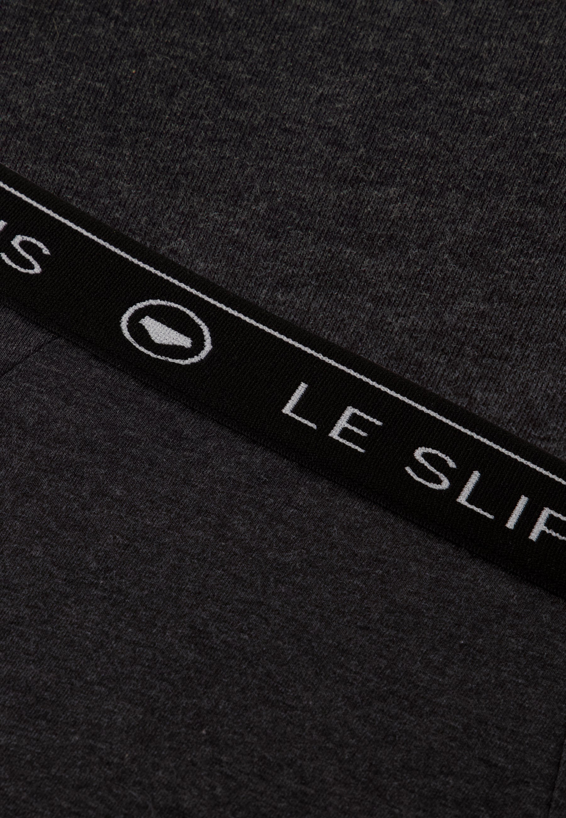 Slip gris en coton - Intrépide Gris Anthracite