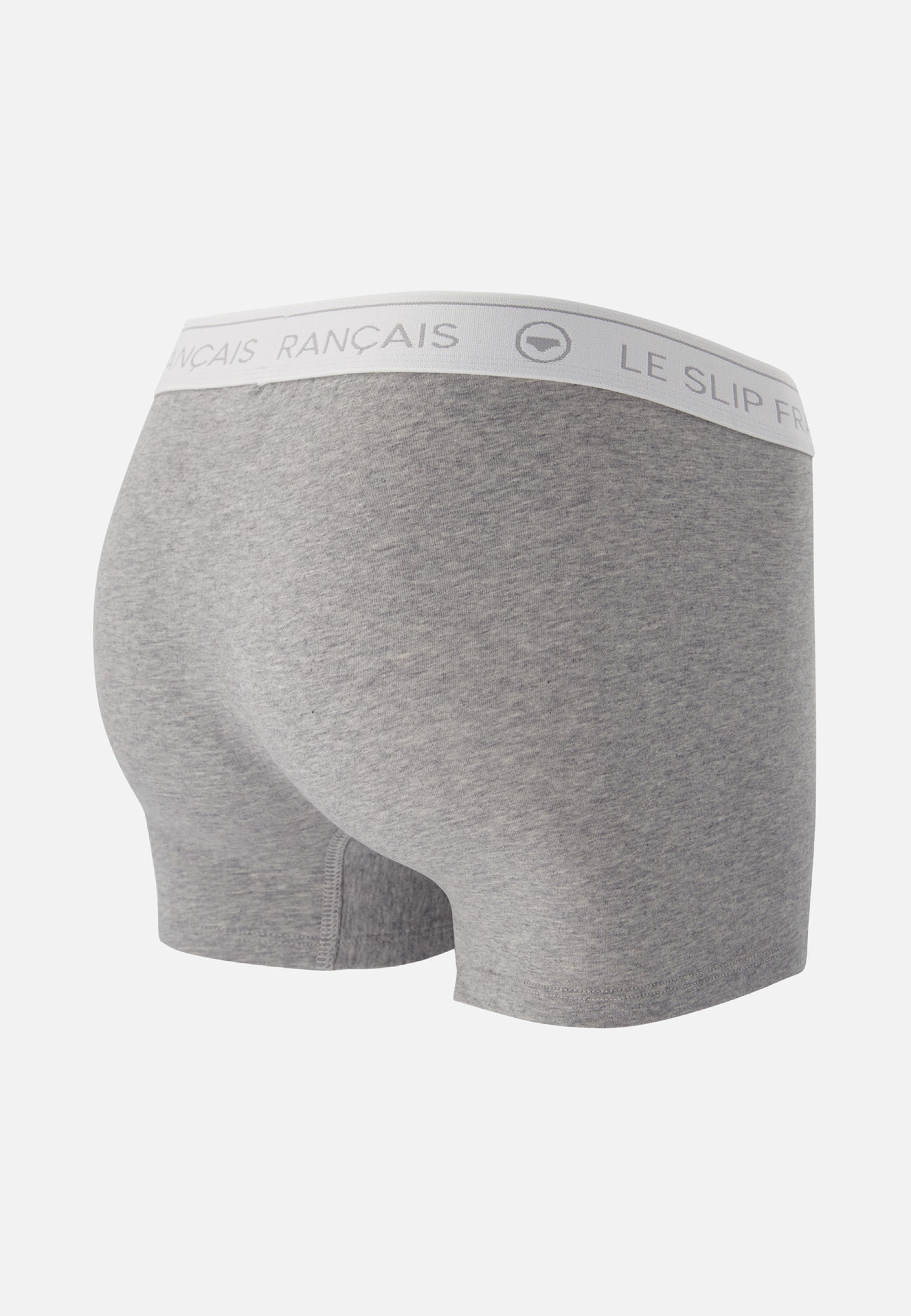 Grey cotton boxer shorts - Redoutable Grey Heather
