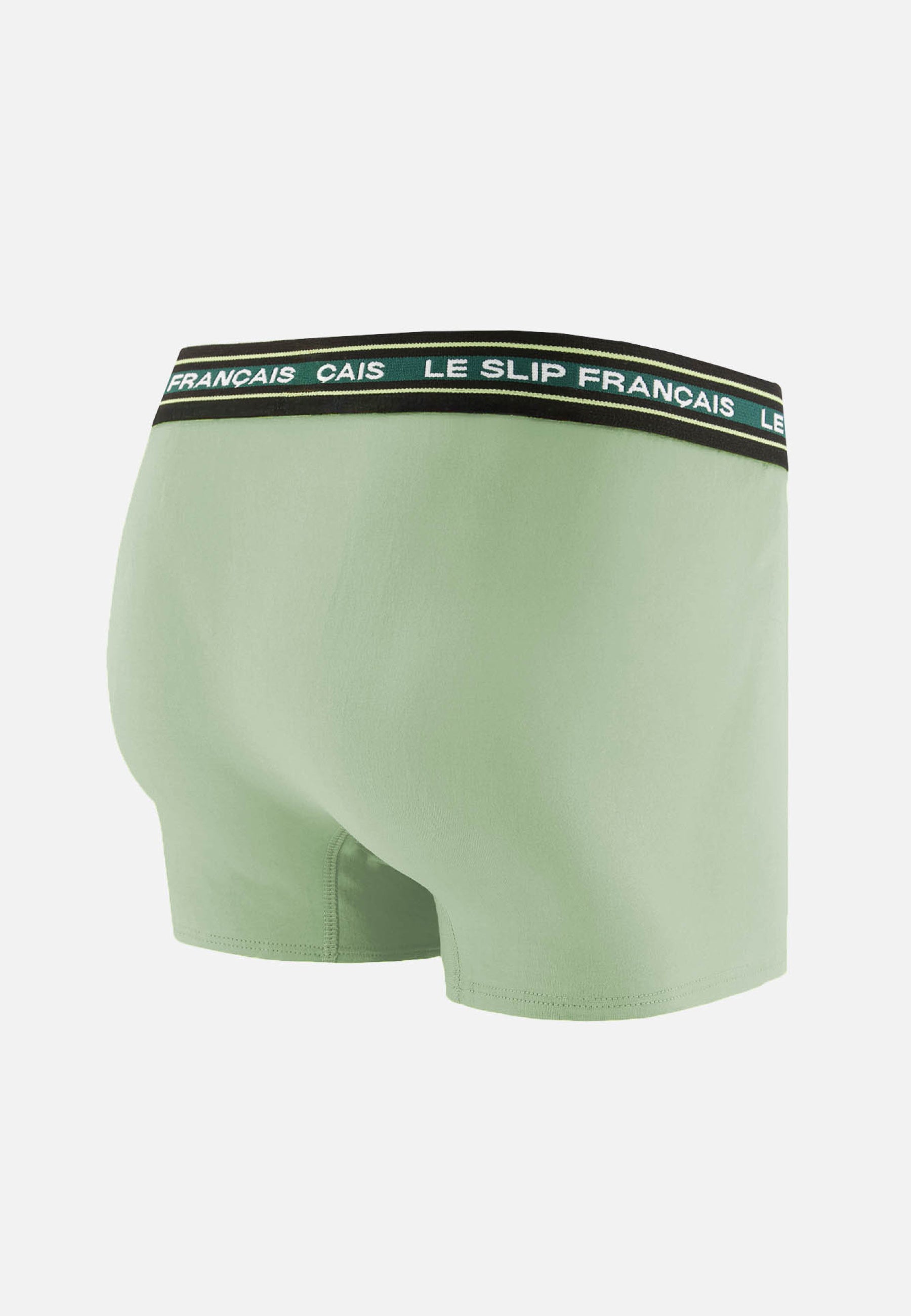 Boxer vert en coton - Redoutable Vert Sauge