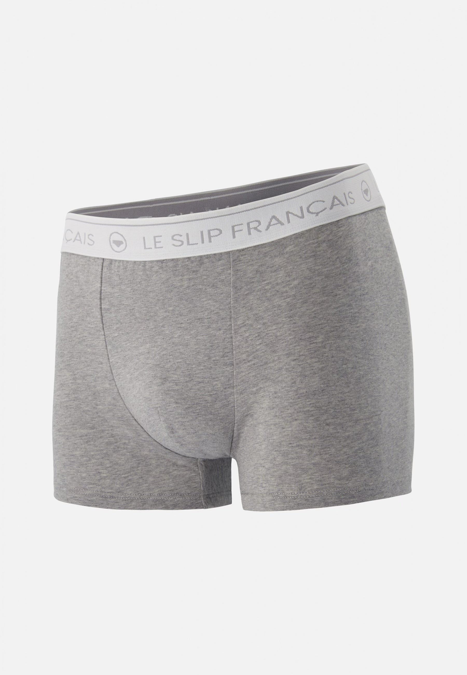 Boxer gris en coton - Redoutable Gris Chiné