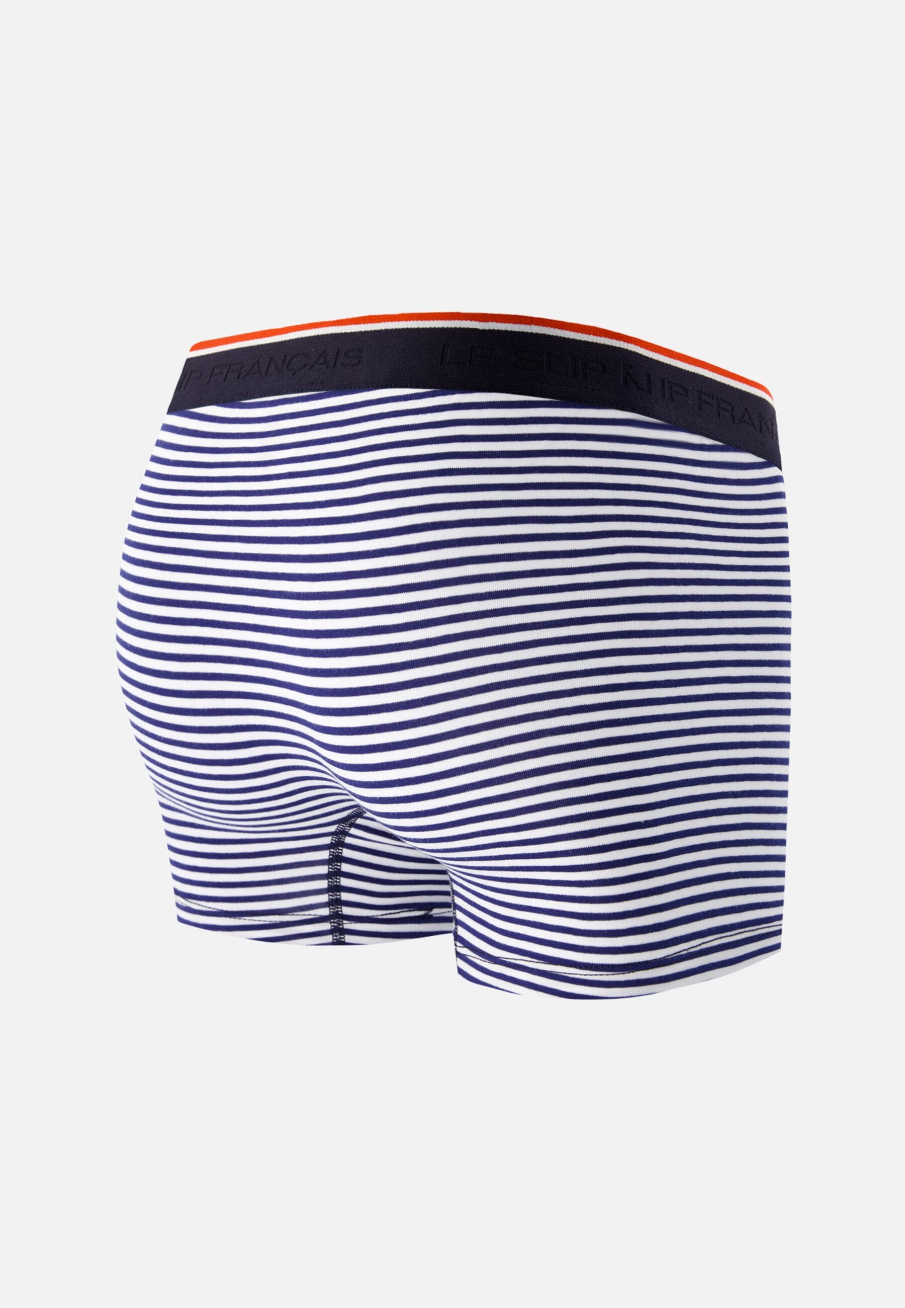 Boxer marinière bleu en coton - Marius Mariniere Bleu